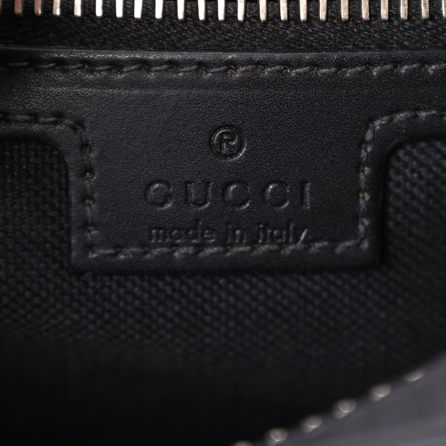 Gucci Soft GG Supreme Monogram Web Belt Bag Black Grey