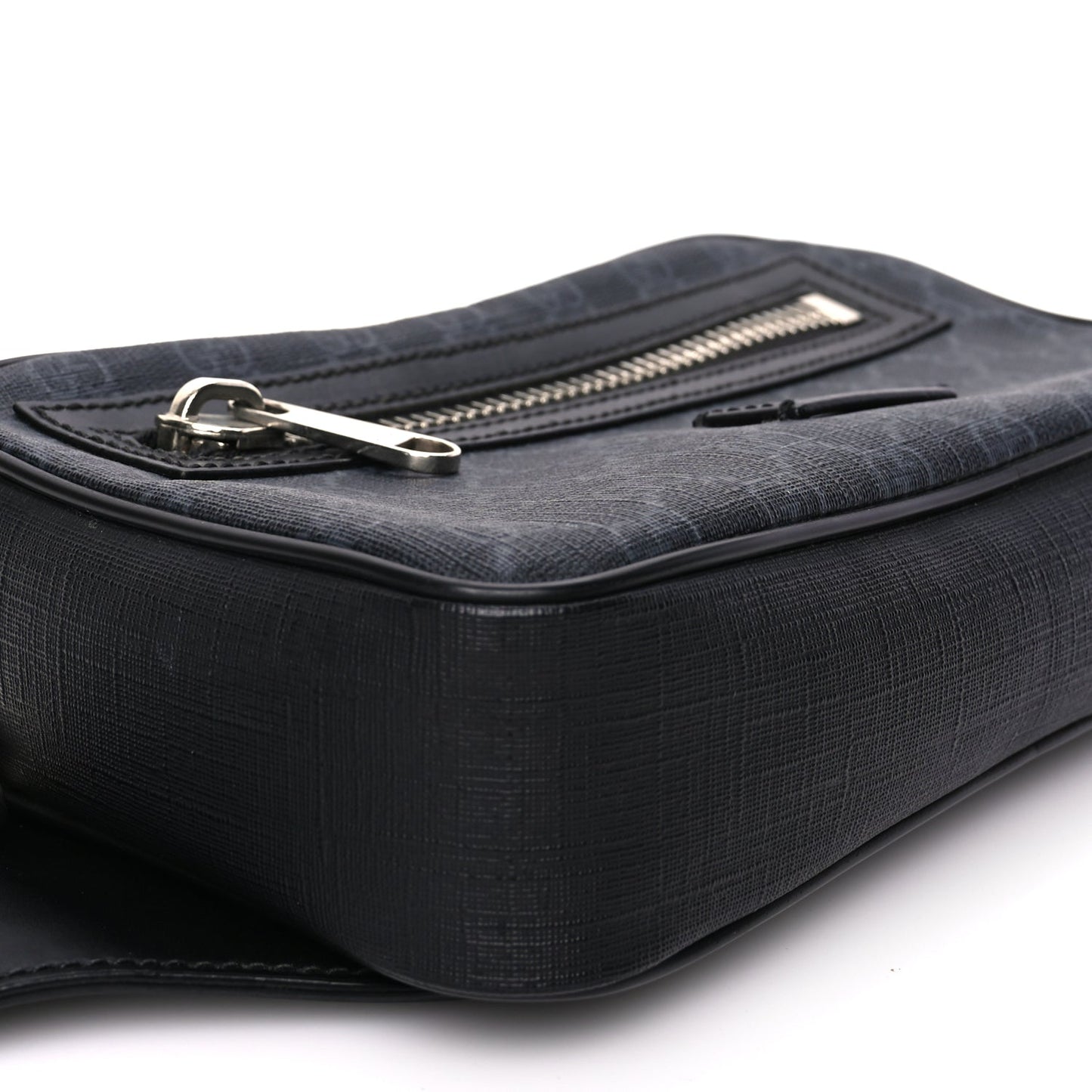 Gucci Soft GG Supreme Monogram Web Belt Bag Black Grey