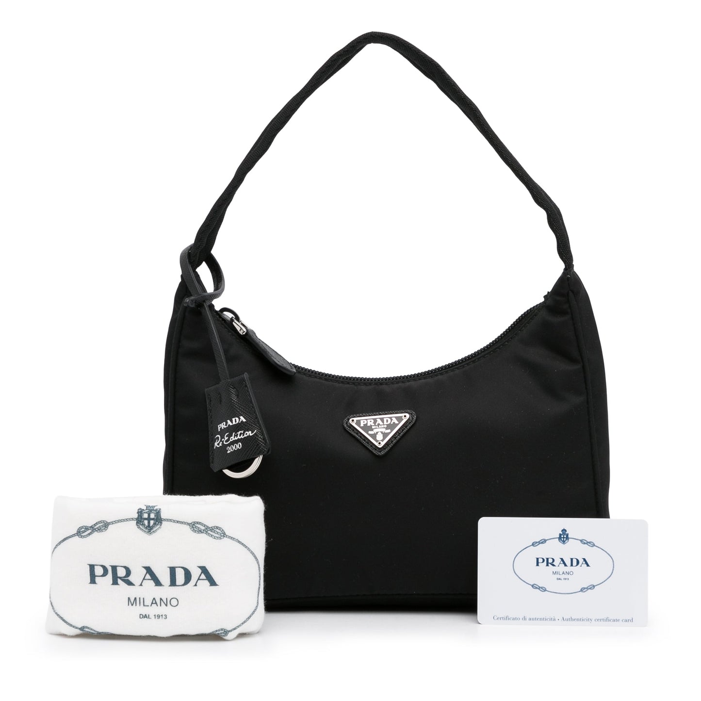 Prada Tessuto Re Edition Luxury Handbag Nylon Black Travel Bag