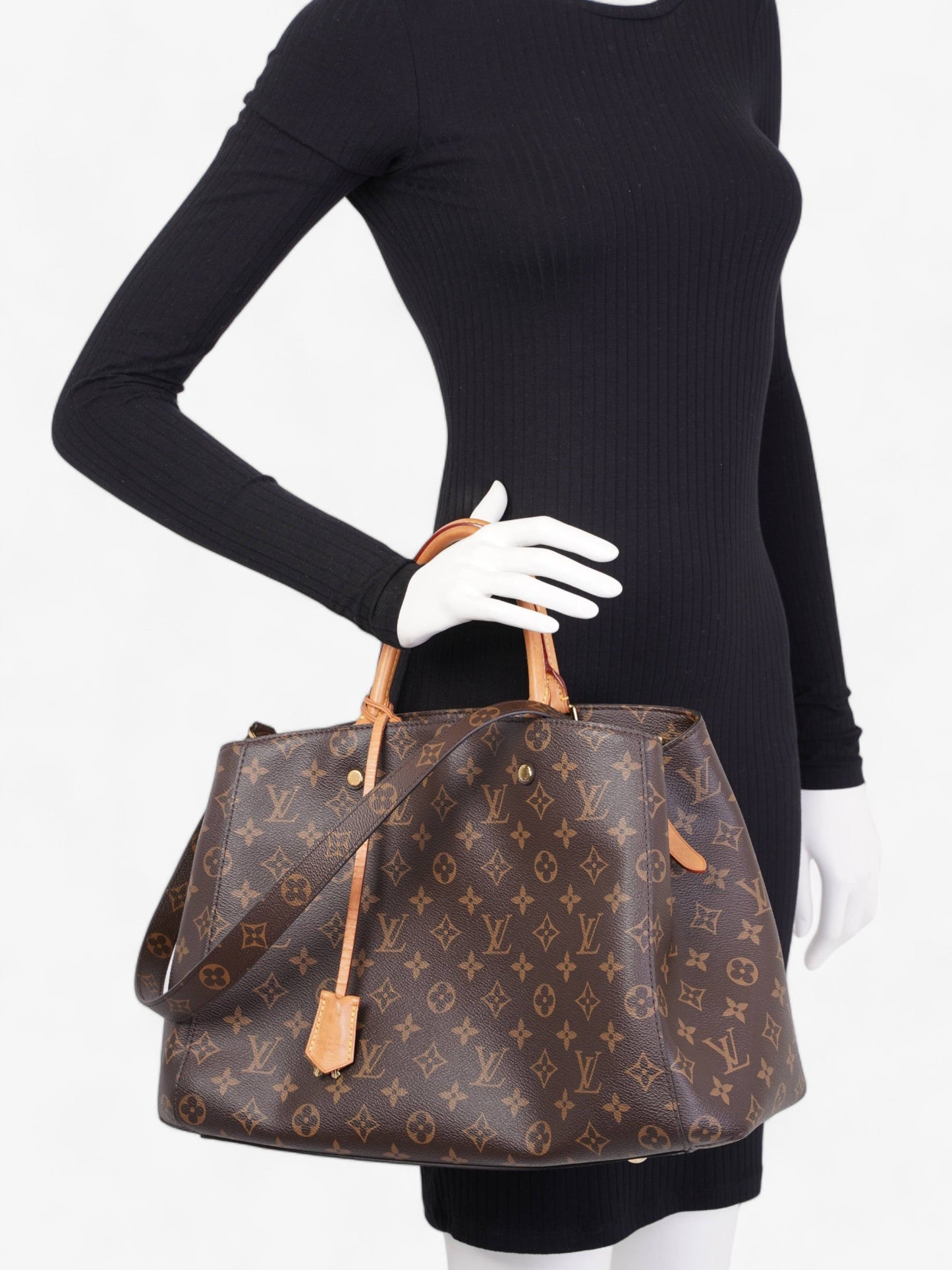 Louis Vuitton Montaigne GM Coated Monogram Canvas Coated Canvas Apparel