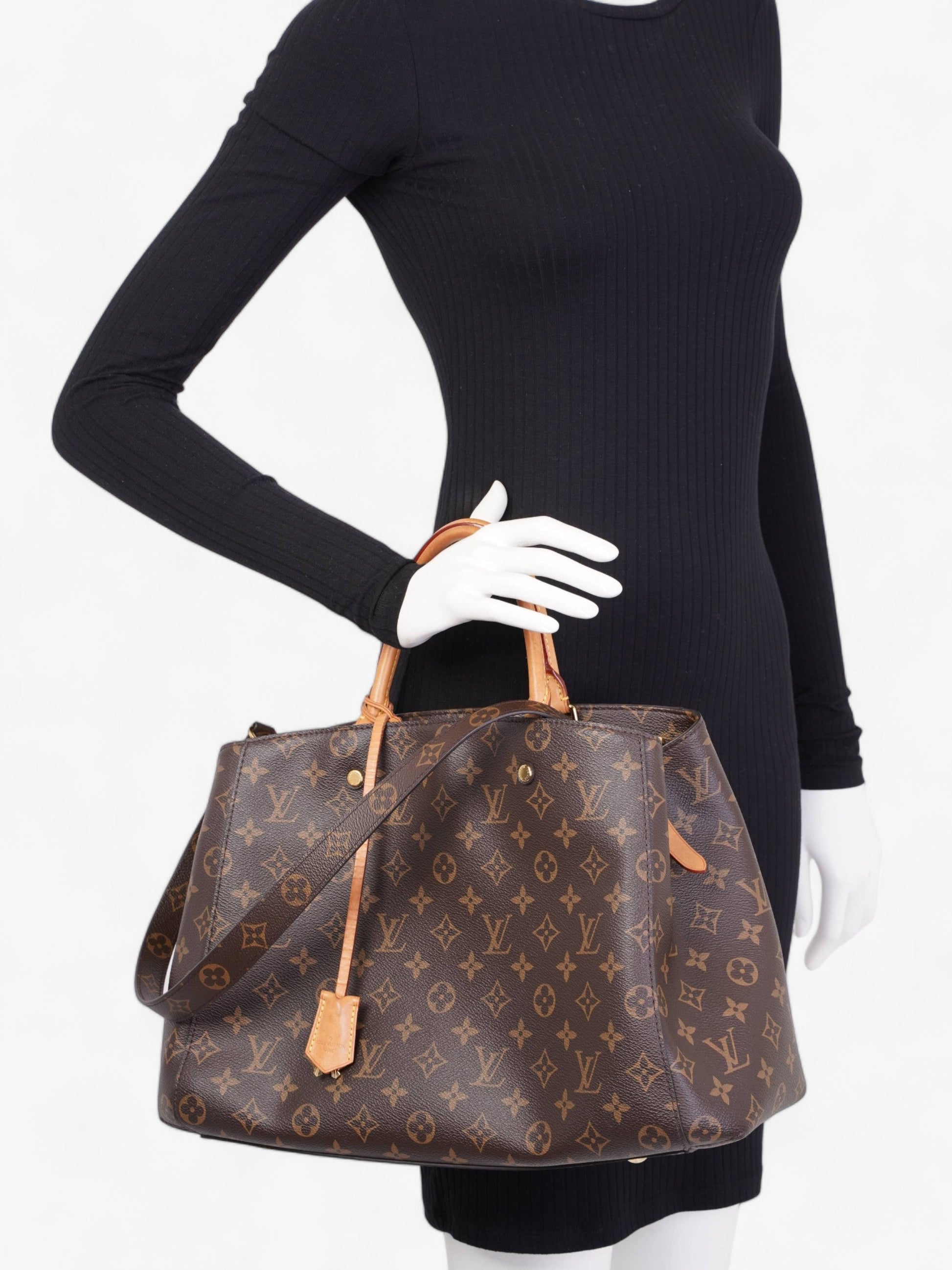 Louis Vuitton Montaigne GM Coated Monogram Canvas Coated Canvas Apparel