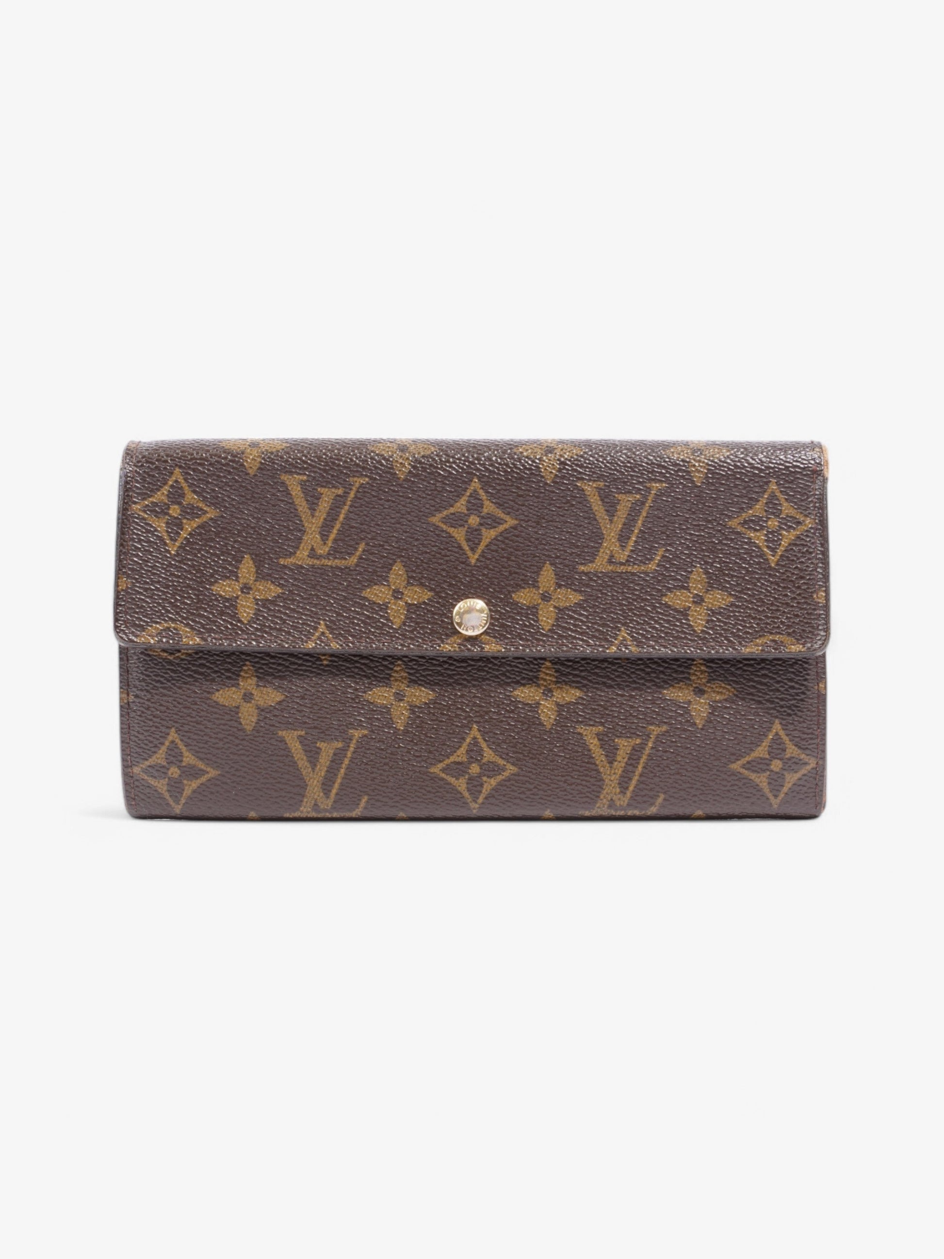 Louis Vuitton Sarah Coated Monogram Canvas Coated Canvas Wallet Case Canvas 12
