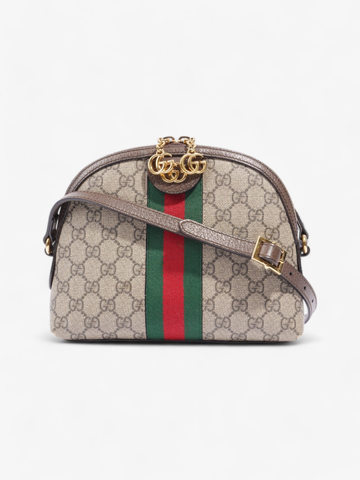 Gucci Ophidia Supreme Crossbody Bag Canvas Brown Small 1