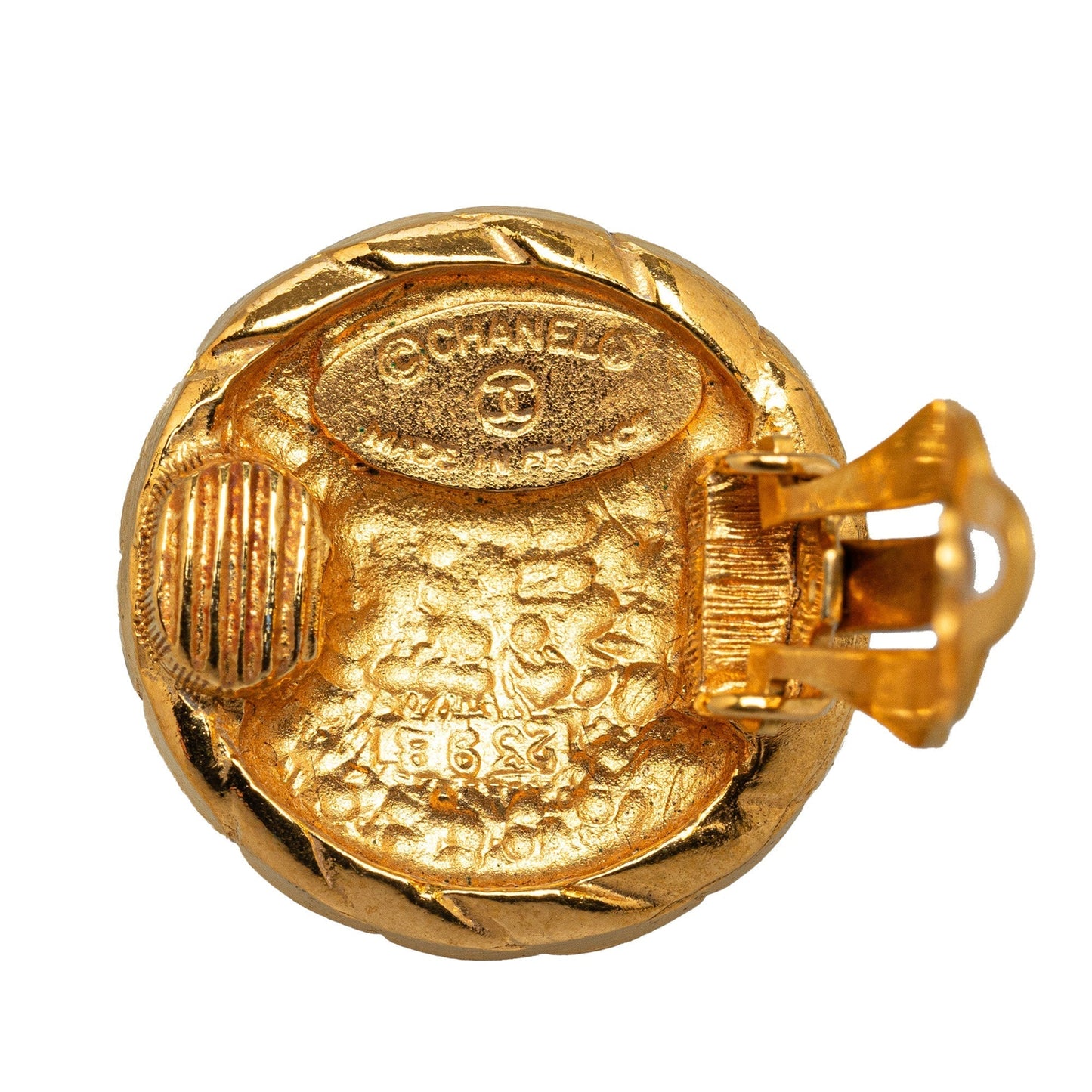 CHANEL CC Clip On Earrings Costume Earrings