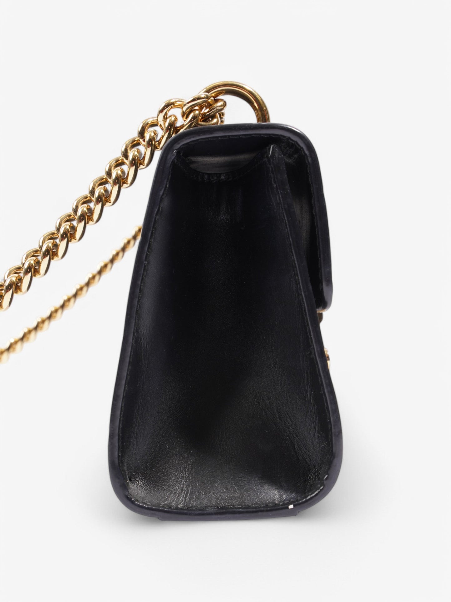 Gucci Padlock Shoulder Bag Leather Black 3