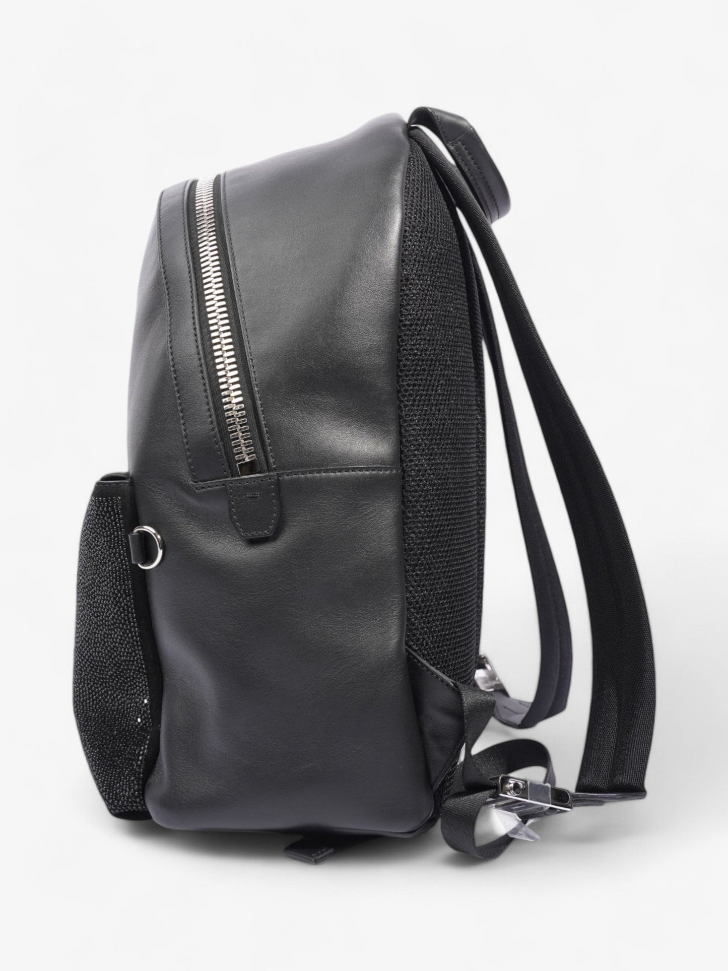 Fendi Carlito Karl Lagerfeld Backpack Leather Black