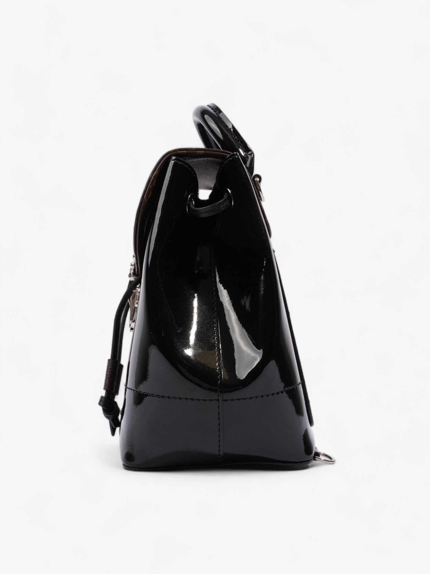 Louis Vuitton Springs Patent Monogram Leather Black Jewelry