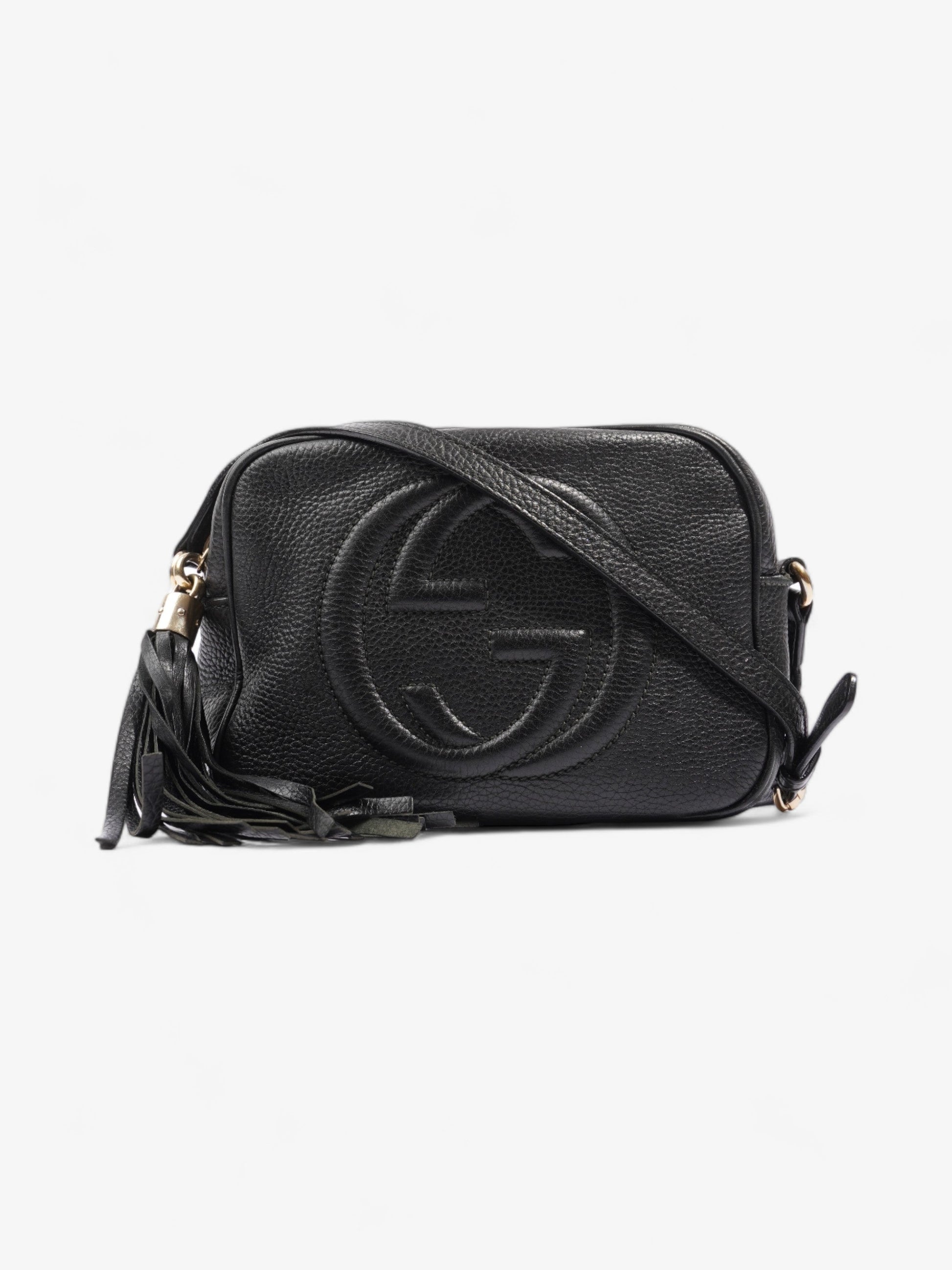 Gucci Soho Disco Bag Calfskin Leather Black Crossbody Bag