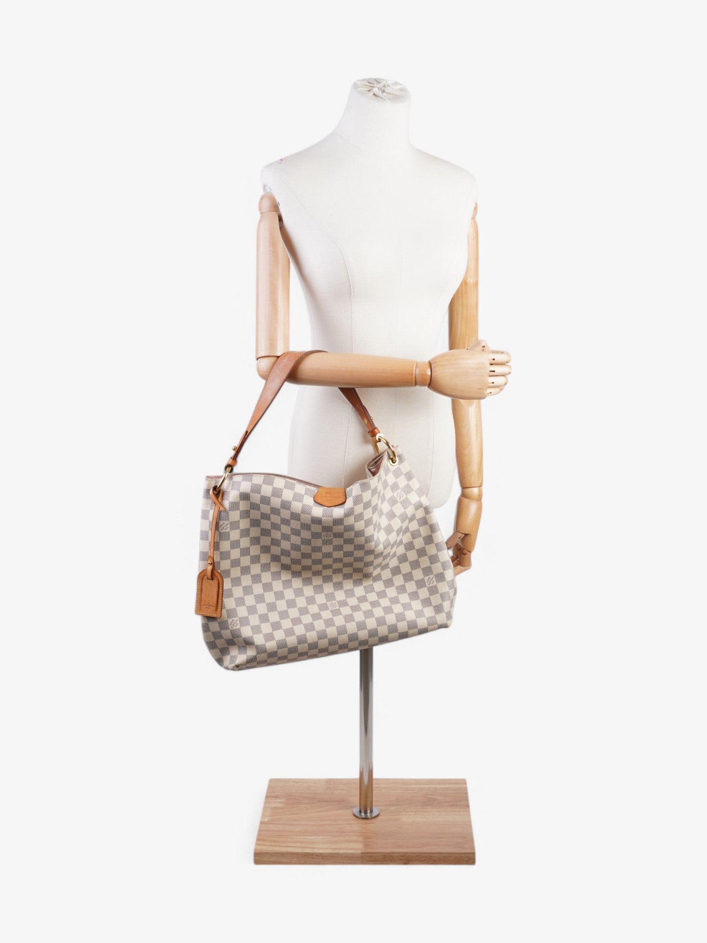 Louis Vuitton Graceful Azur Coated MM Damier Canvas Coated Canvas Apparel