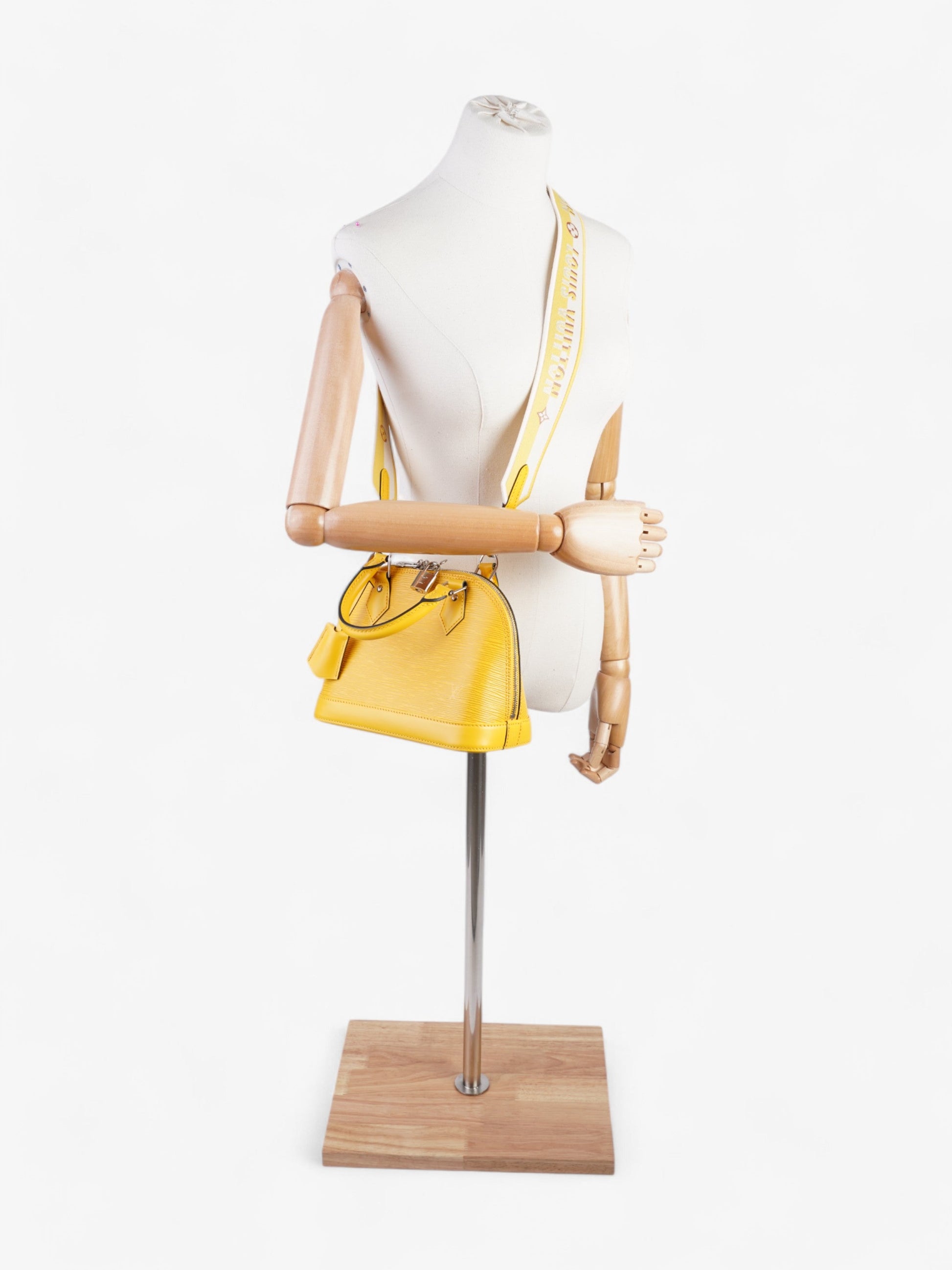 Louis Vuitton Alma Sunflower BB Epi Leather Yellow Handbag