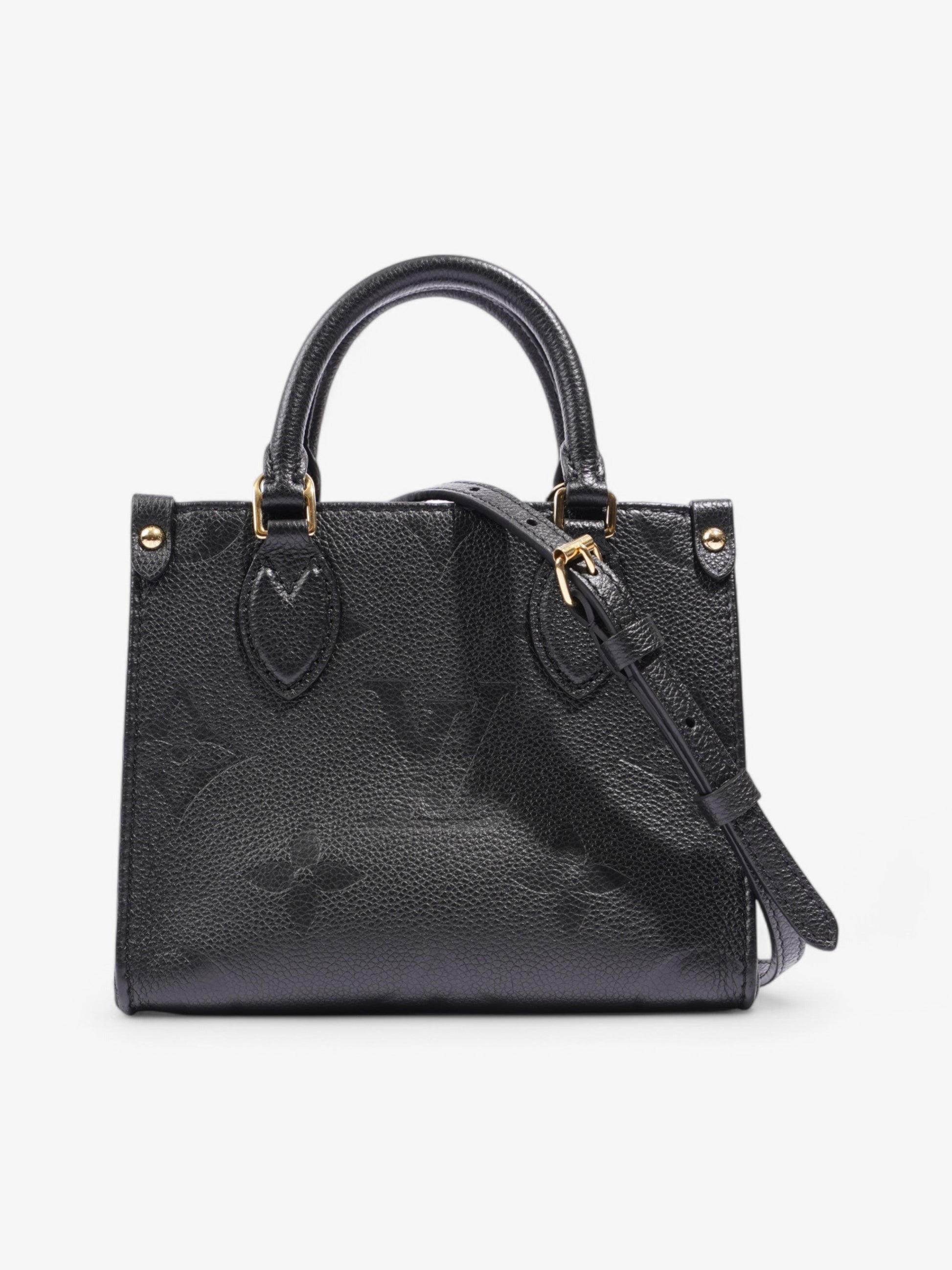 Louis Vuitton OnTheGo BB Empreinte Leather Black Handbag
