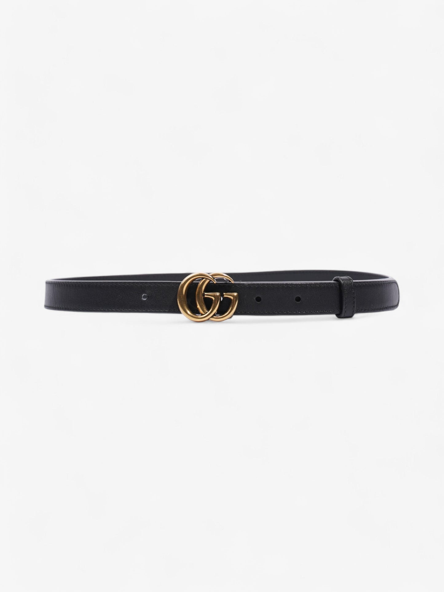 Gucci Marmont Thin Belt Handbag Leather Black Accessory 20