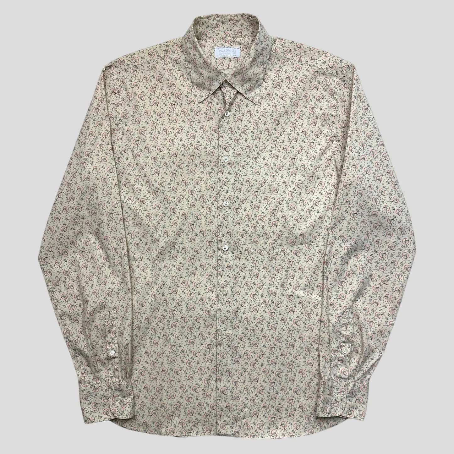 Prada Handbag Milano 00’s Dragons Animal Print Shirt