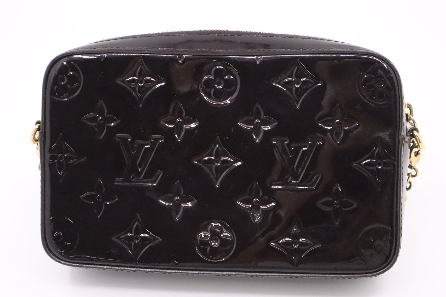Louis Vuitton Camera Amarante Vernis Leather Crossbody Bag