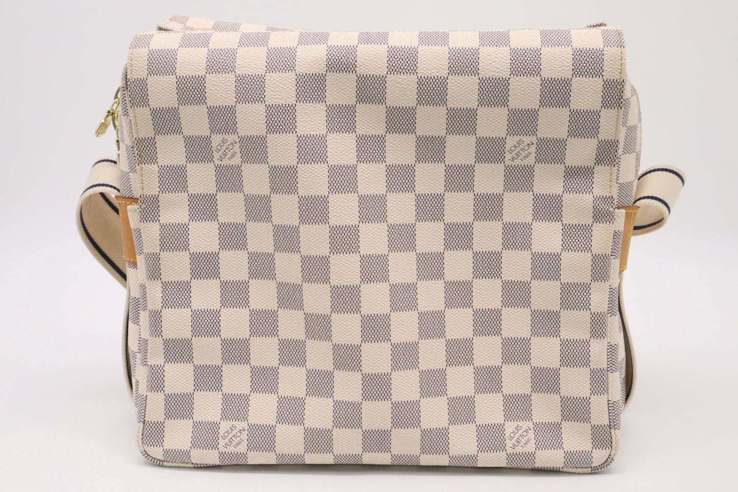 Louis Vuitton Naviglio Azur Damier Canvas Handbag