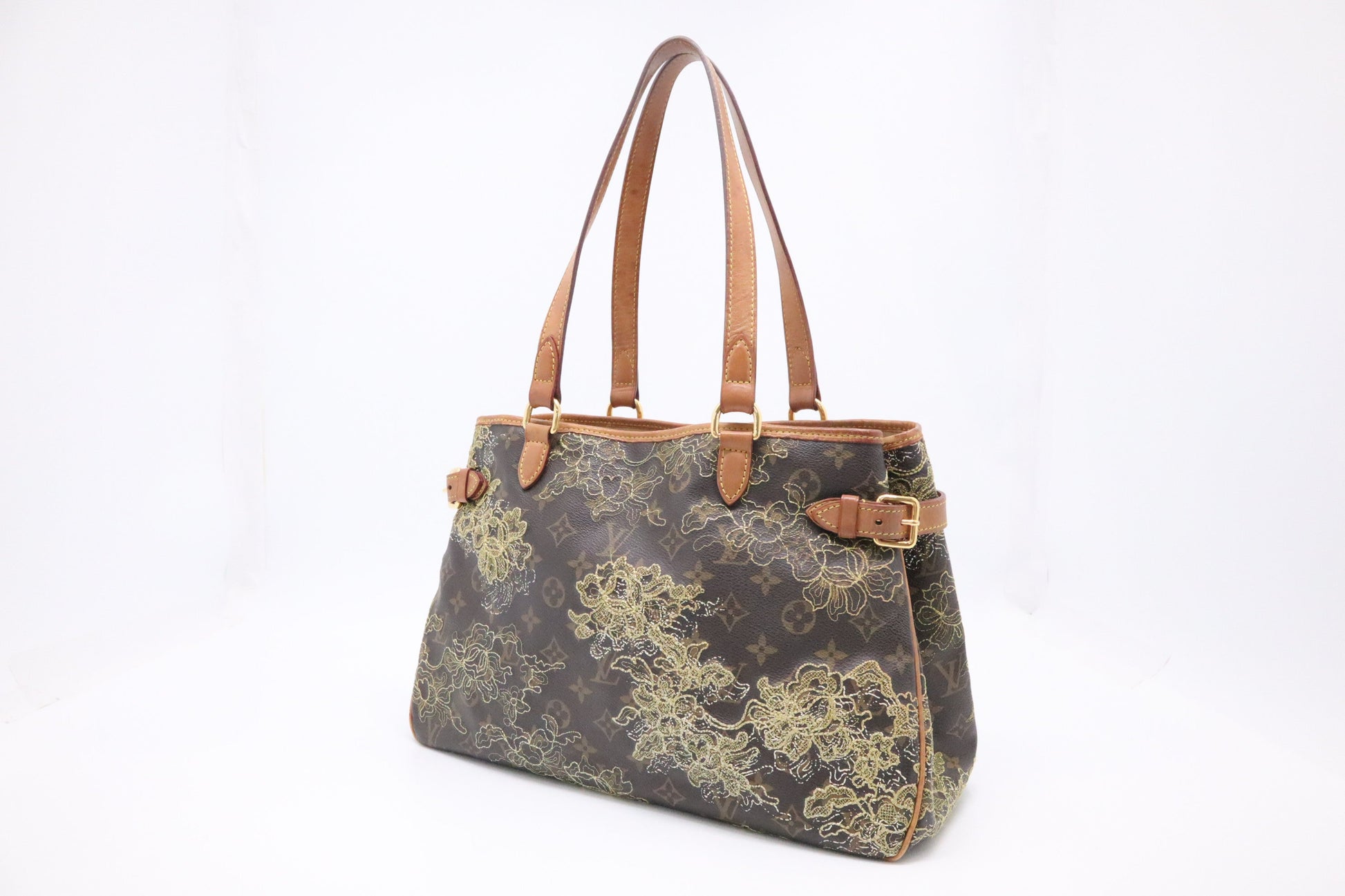 Louis Vuitton Batignolles Horizontal Dentelle Monogram Canvas Handbag