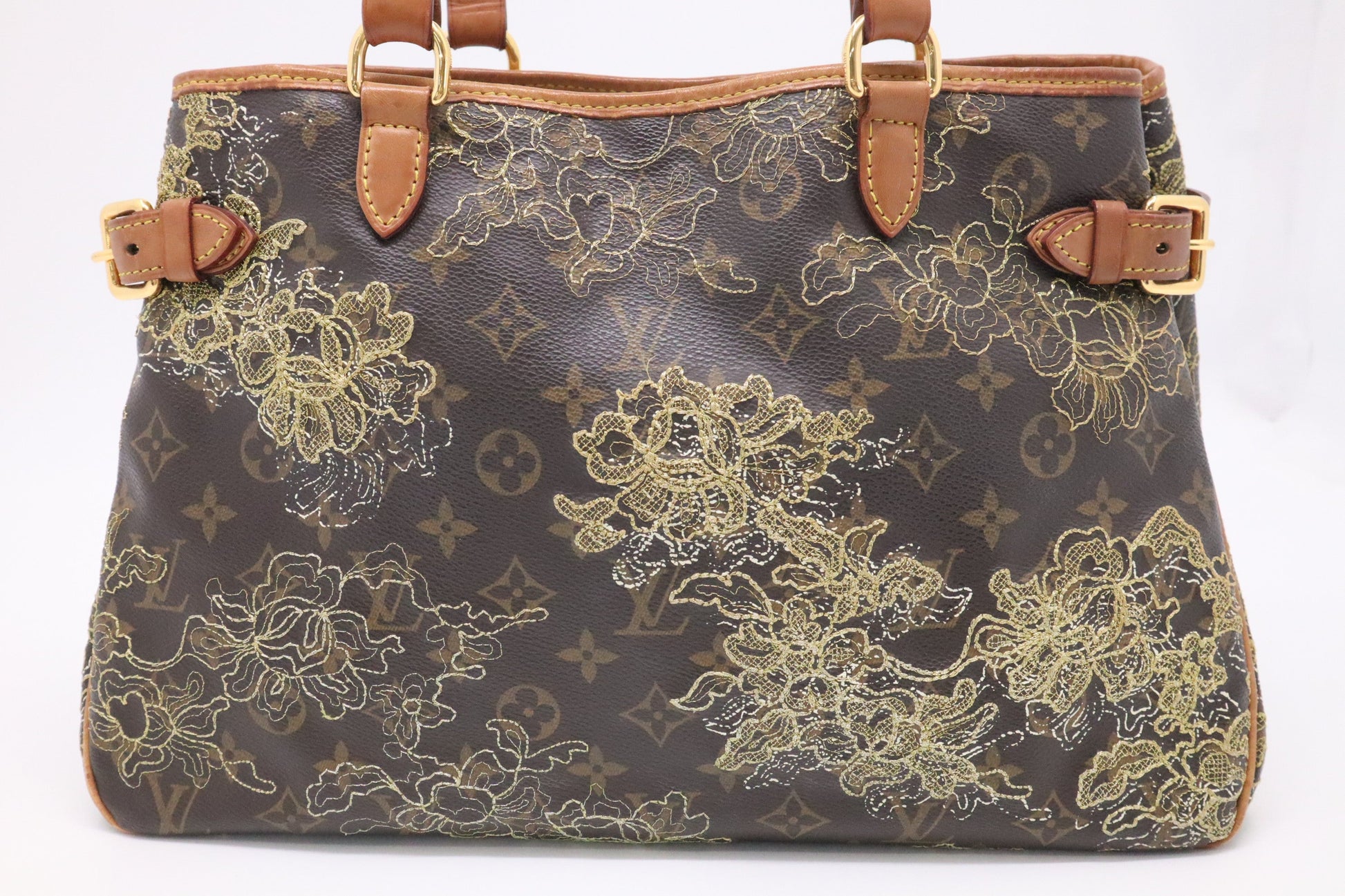 Louis Vuitton Batignolles Horizontal Dentelle Monogram Canvas Handbag
