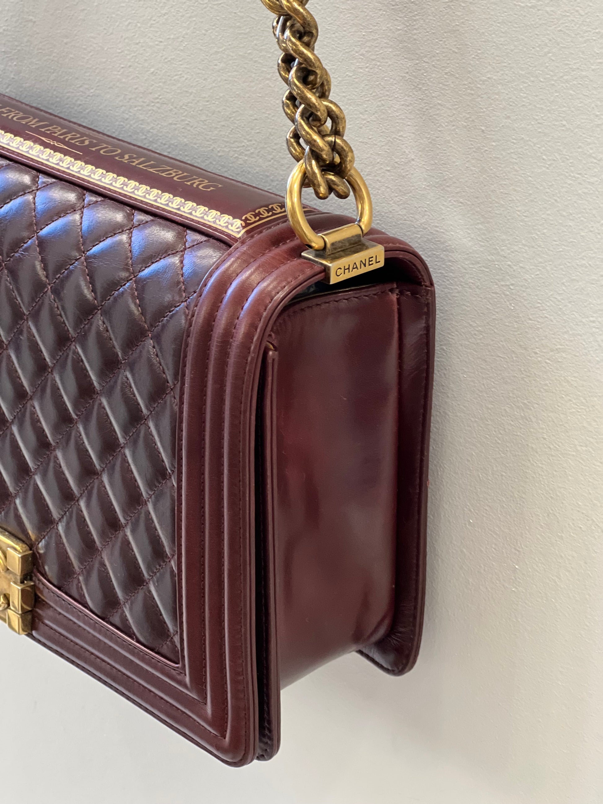 Chanel Quilted Boy Flap Shoulder Bag