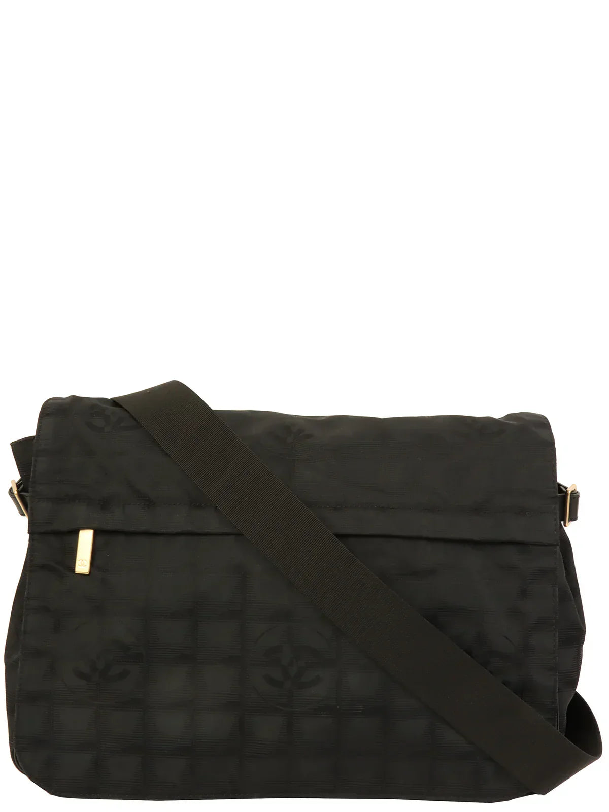 Chanel Around  Made New Travel Nylon Shoulder Bag Black