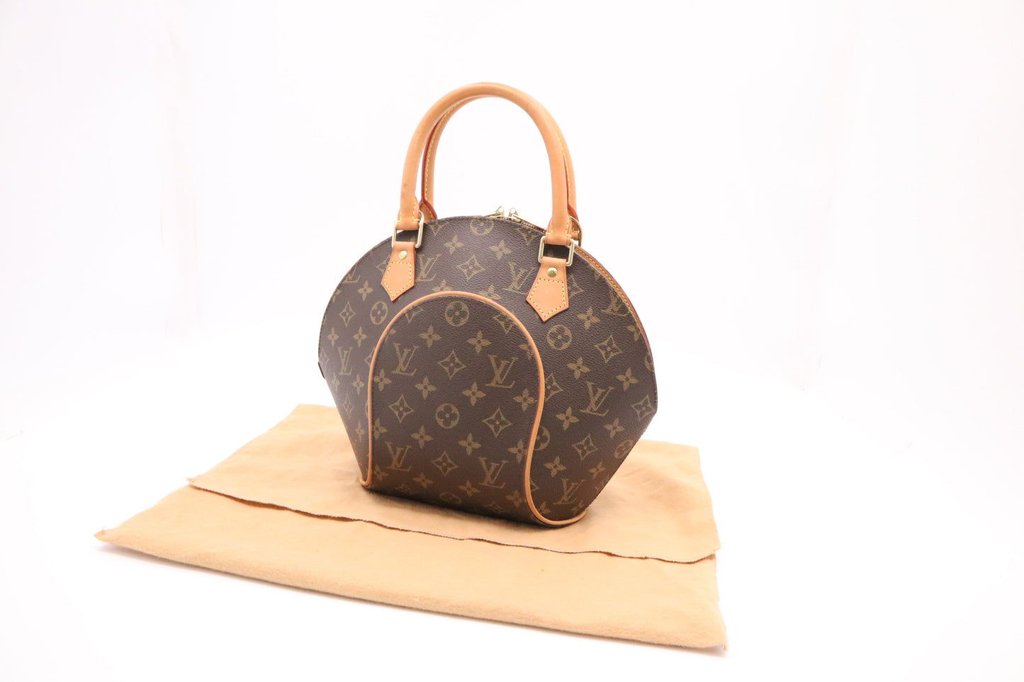 Louis Vuitton Ellipse PM Monogram Canvas Handbag Canvas 2