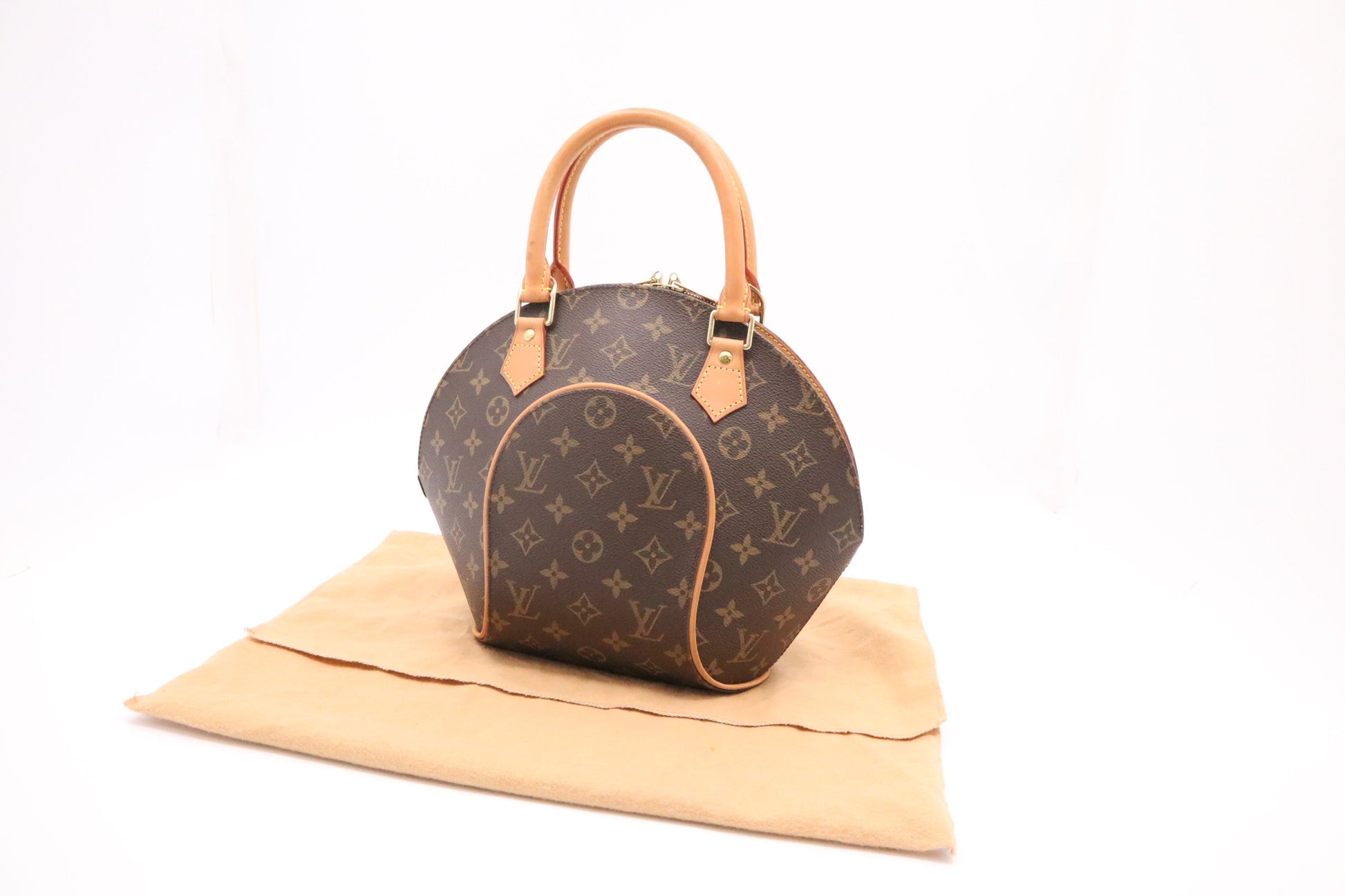 Louis Vuitton Ellipse PM Monogram Canvas Handbag Canvas 2
