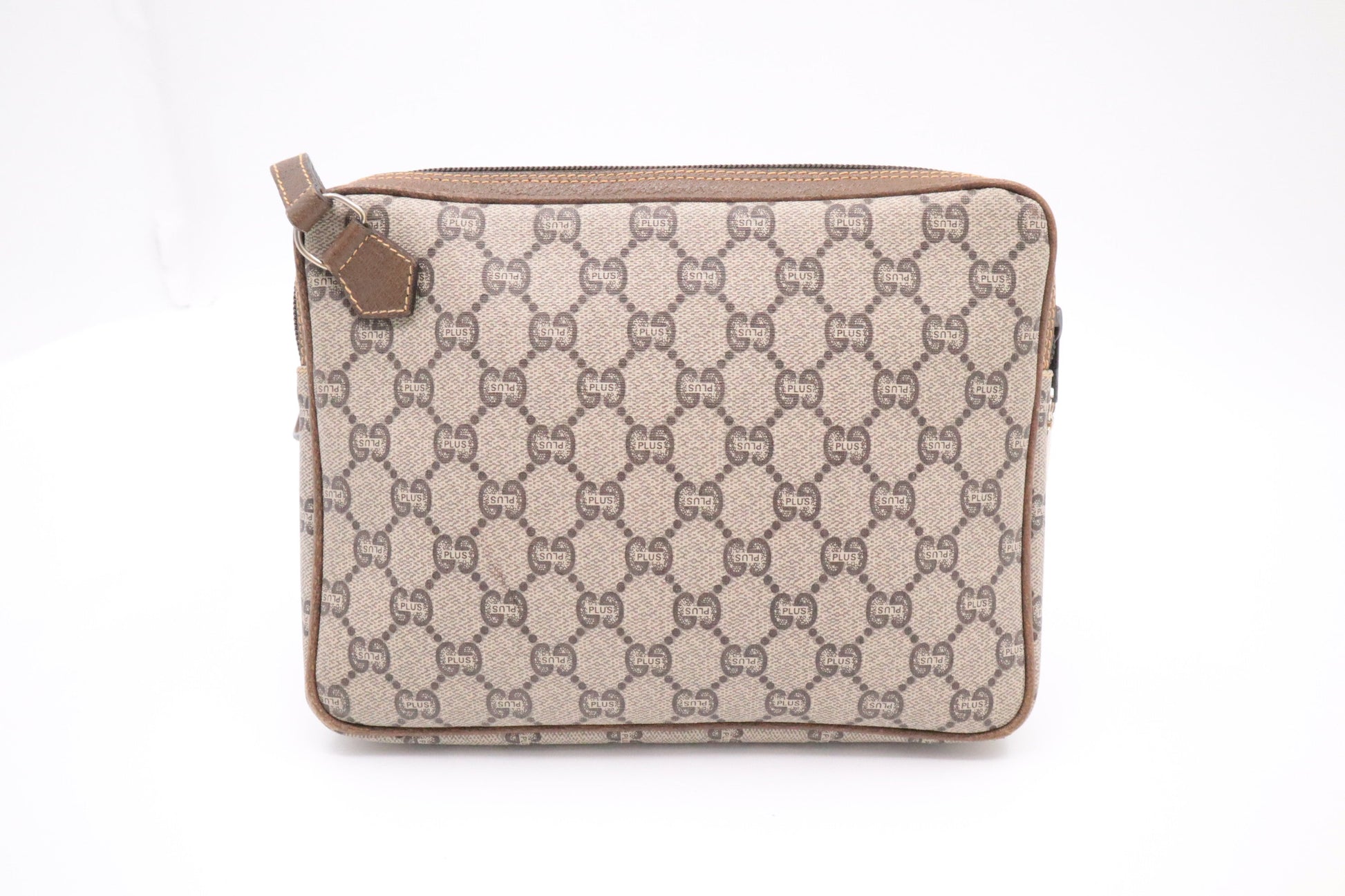 Gucci GG Plus Supreme Canvas Clutch Bag