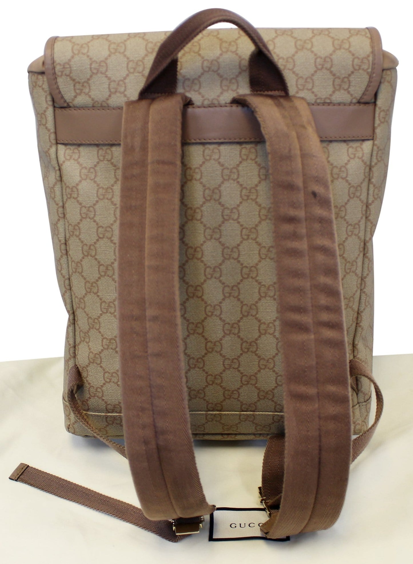 Gucci Supreme Backpack Bag Monogram Flap