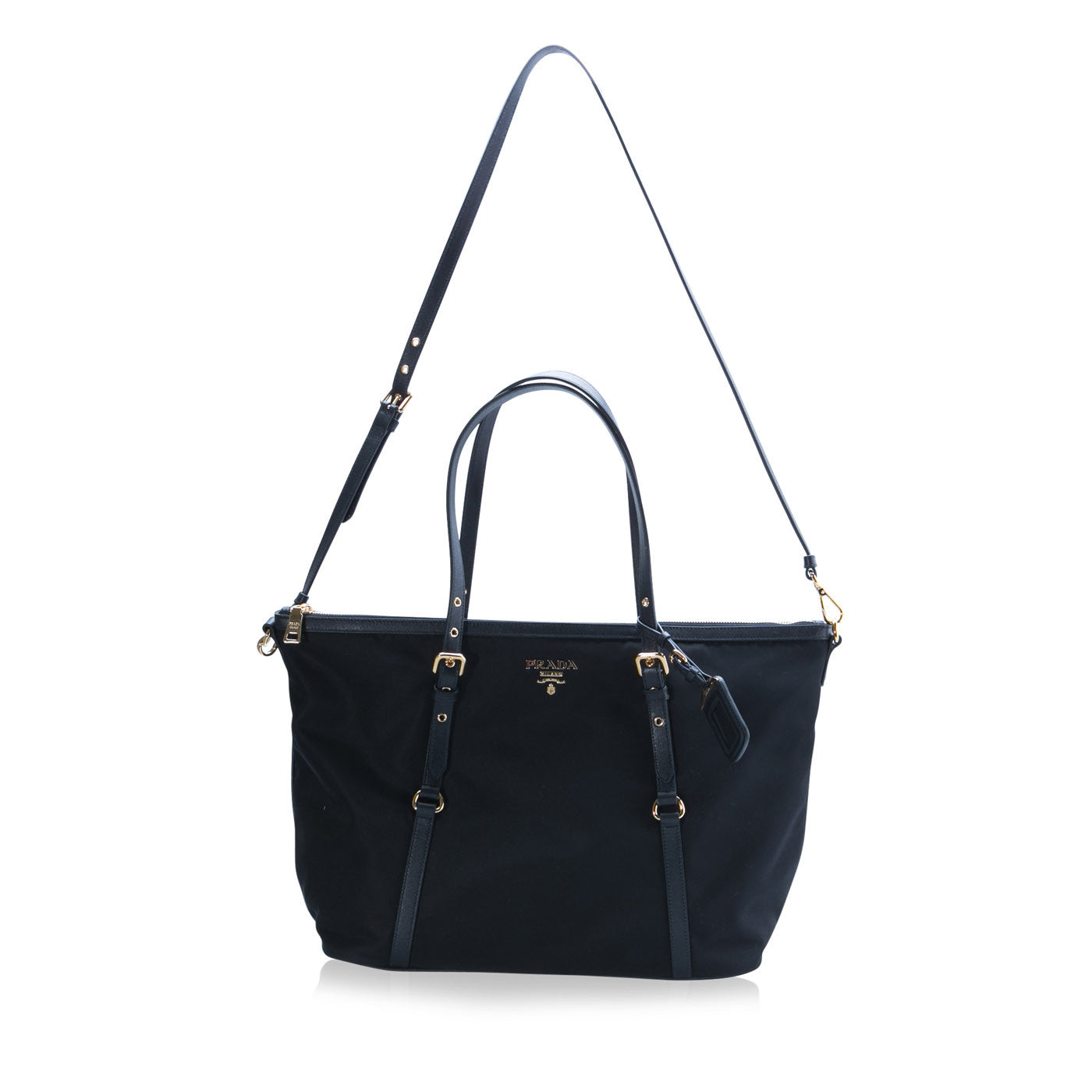Prada Tessuto Shoulder Bag Saffiano Tessuto Saffiano
