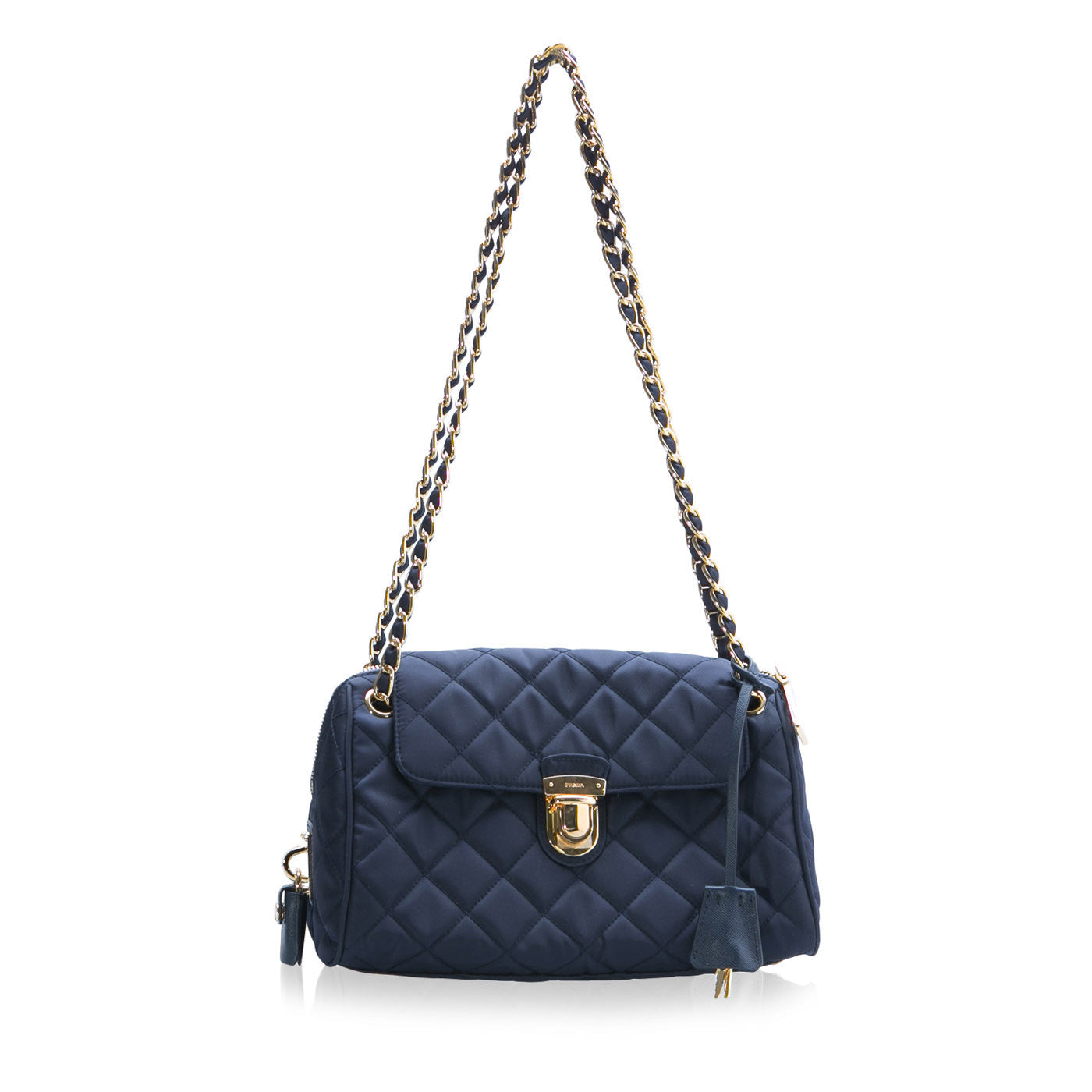 Prada Tessuto Impuntu Shoulder Bag Tessuto Impuntu
