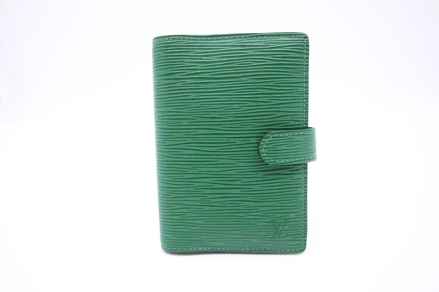 Louis Vuitton Agenda PM Epi Leather Green Handbag