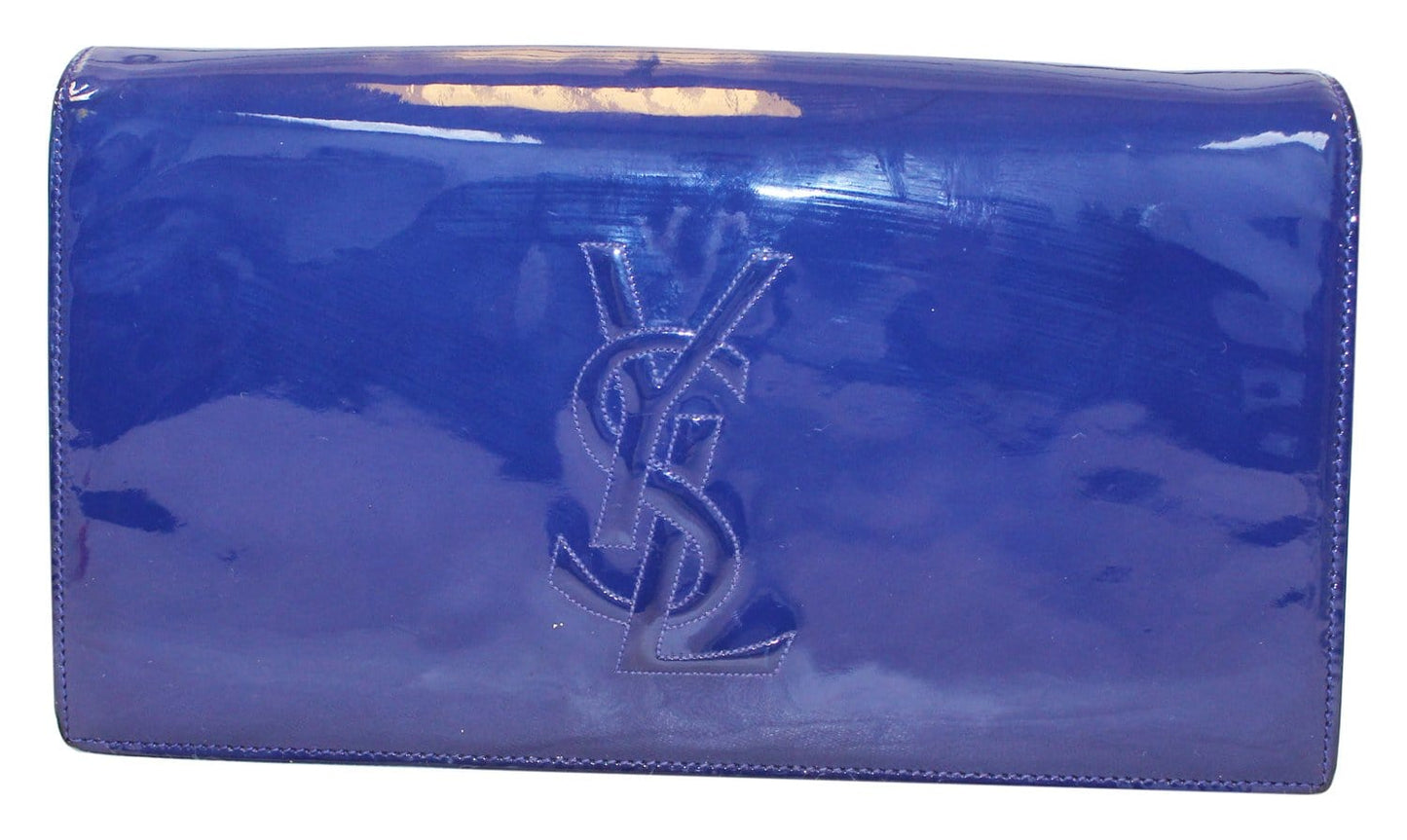 YSL Saint Laurent Saint Belle De Jour Clutch Bag Leather