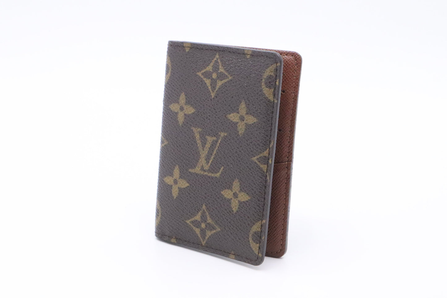 Louis Vuitton Card Monogram Canvas Wallet Case Canvas 3