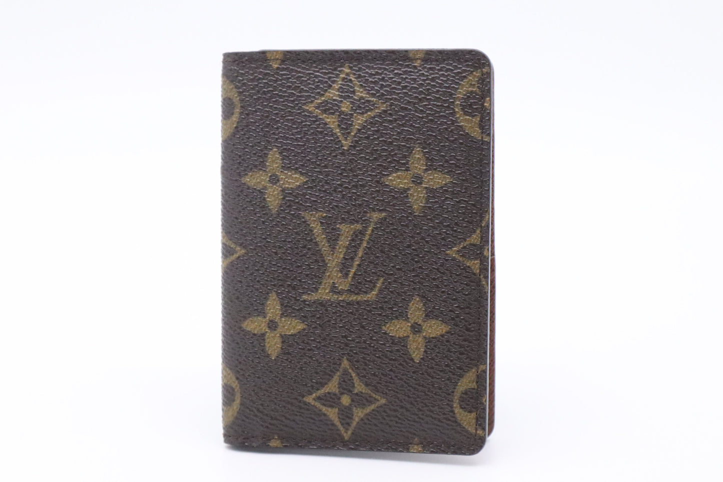 Louis Vuitton Card Monogram Canvas Wallet Case Canvas 3