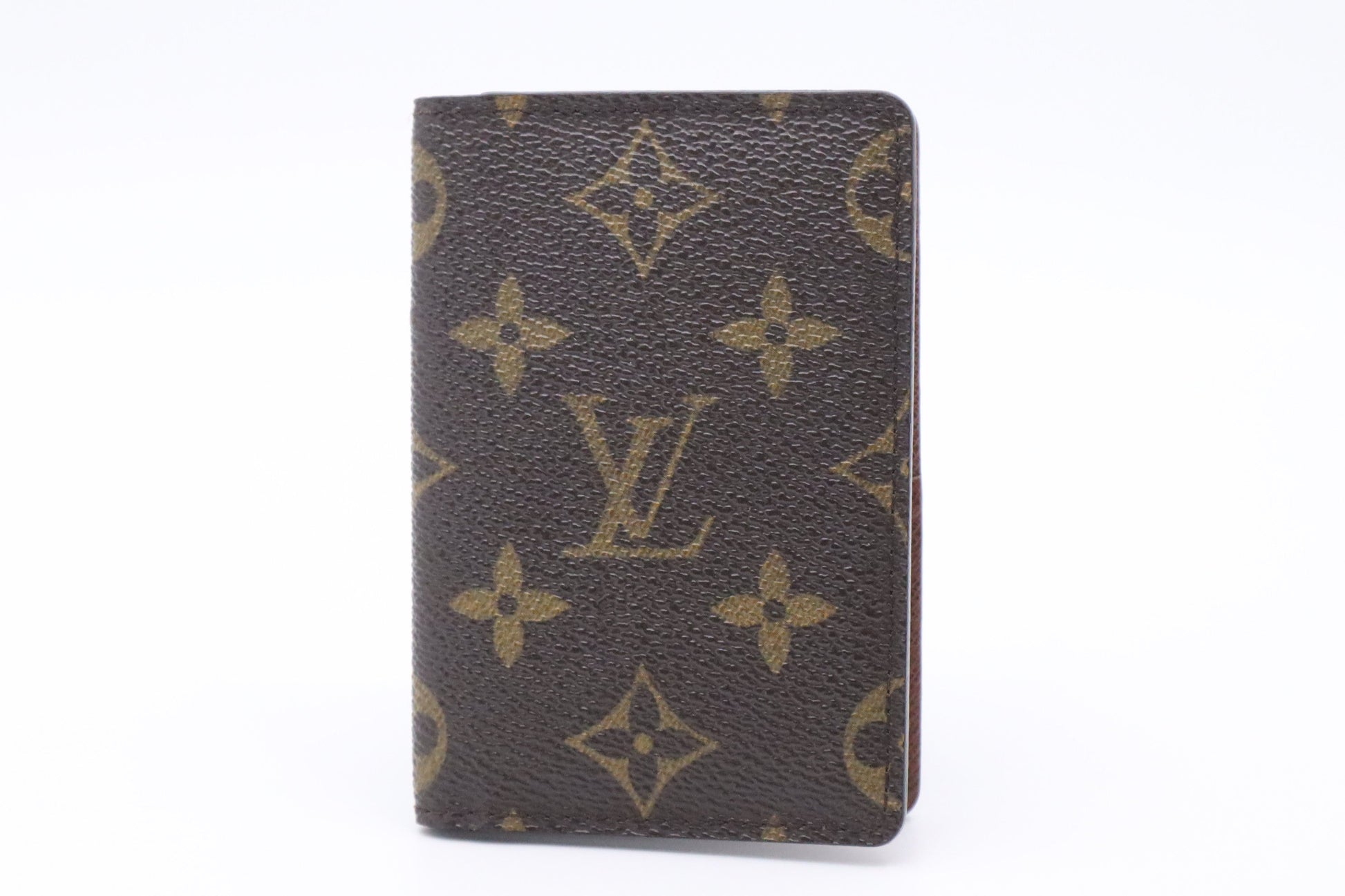 Louis Vuitton Card Monogram Canvas Wallet Case Canvas 3
