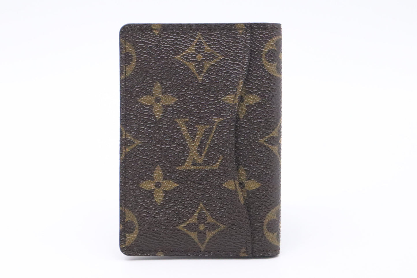 Louis Vuitton Card Monogram Canvas Wallet Case Canvas 3