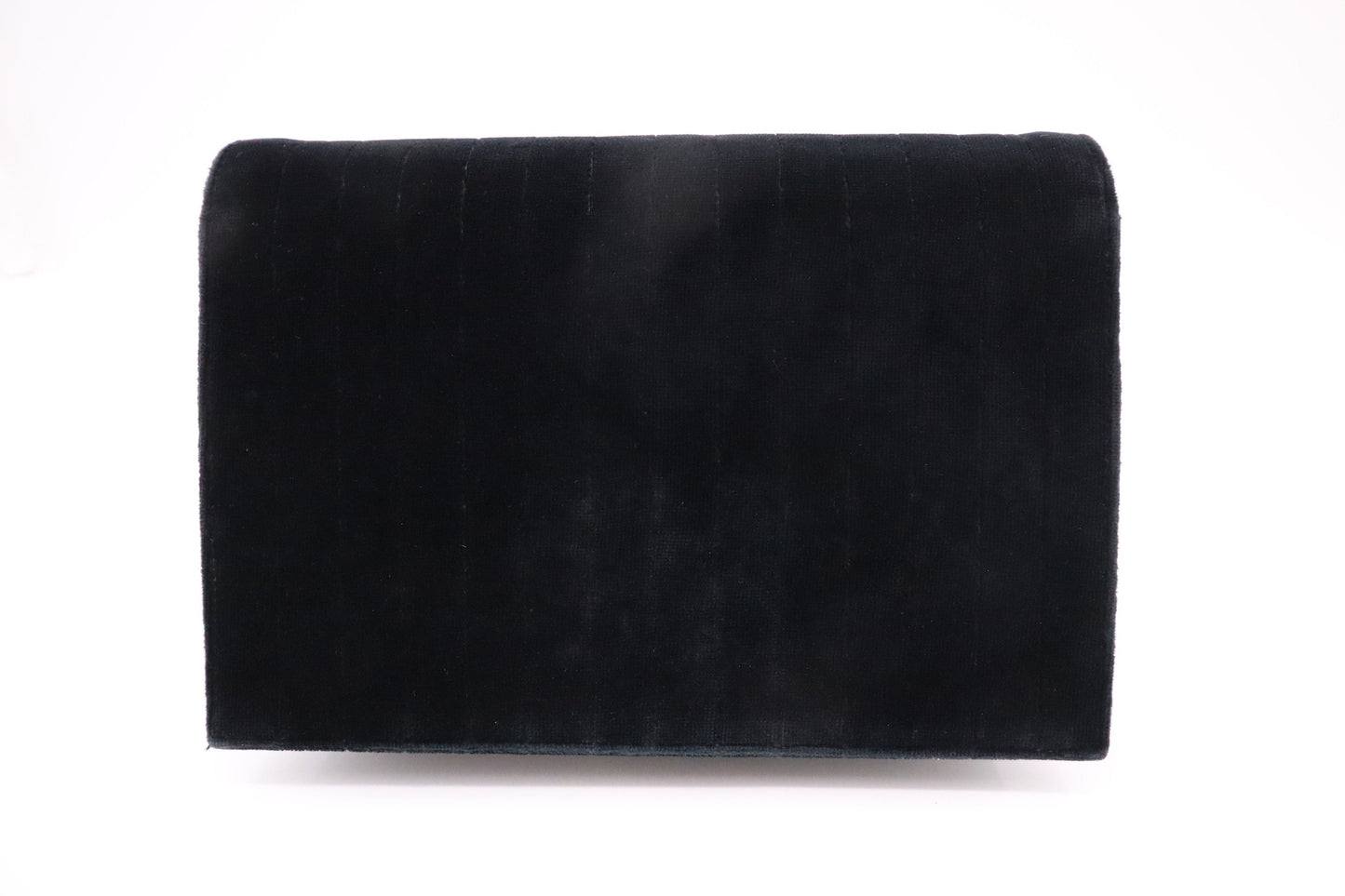 Chanel Velvet Black Shoulder Bag