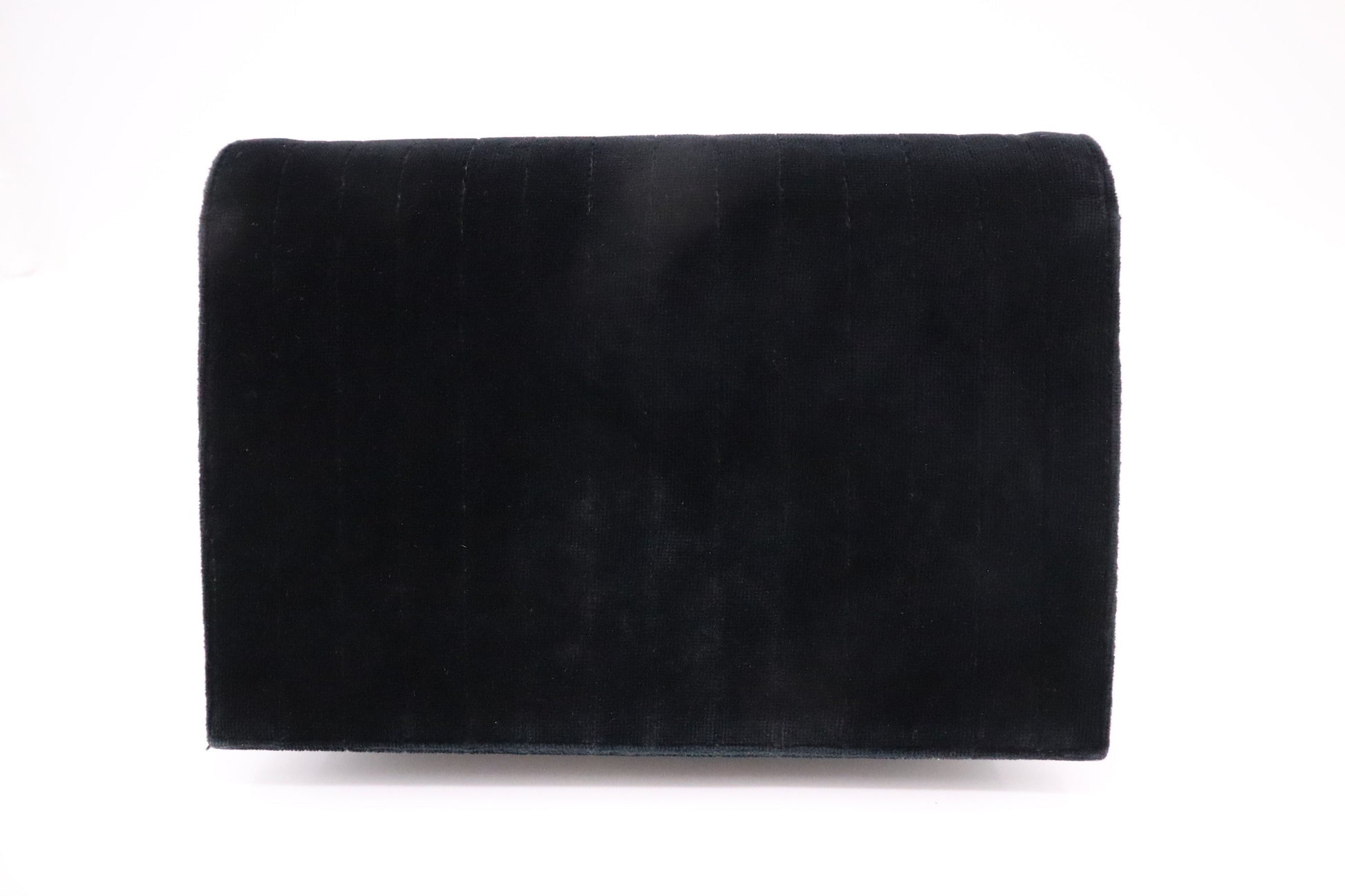 Chanel Velvet Black Shoulder Bag