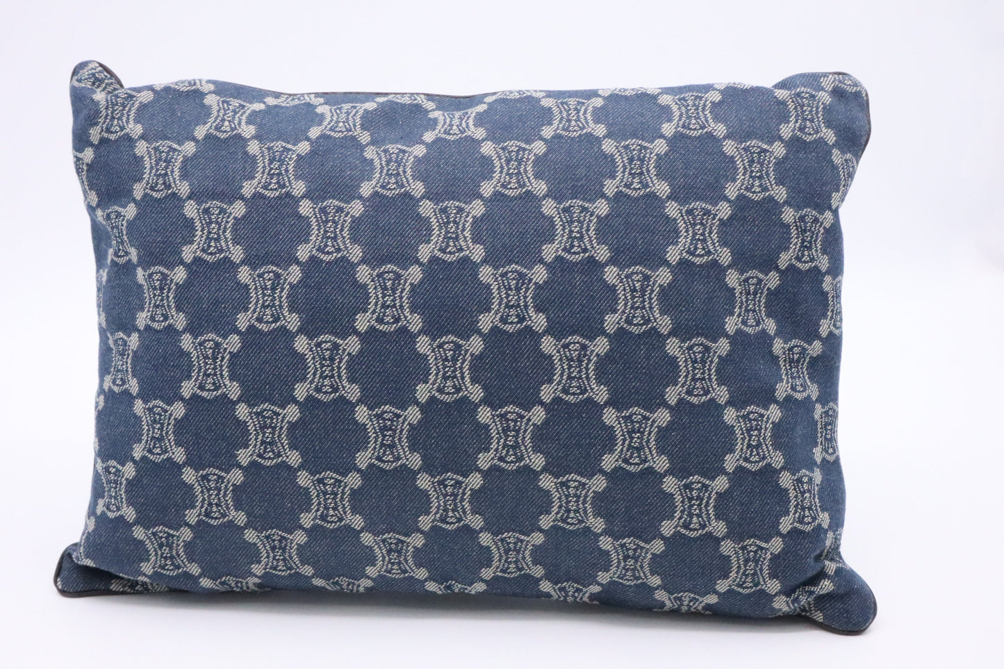 Celine Rectangle Pillow In Macadam Handbag Canvas Denim Travel Bag