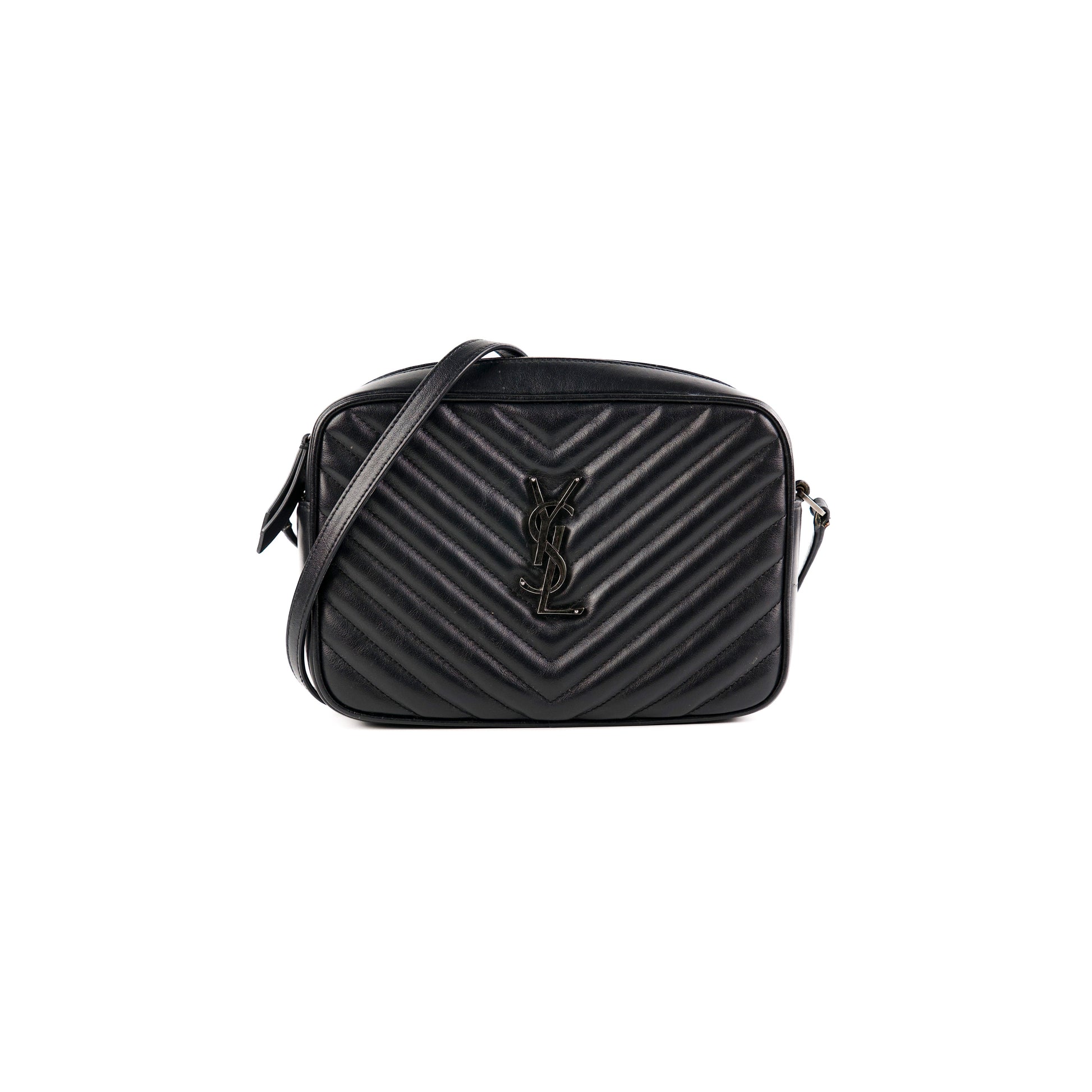 YSL Saint Laurent Lou Camera Bag Black Travel Bag