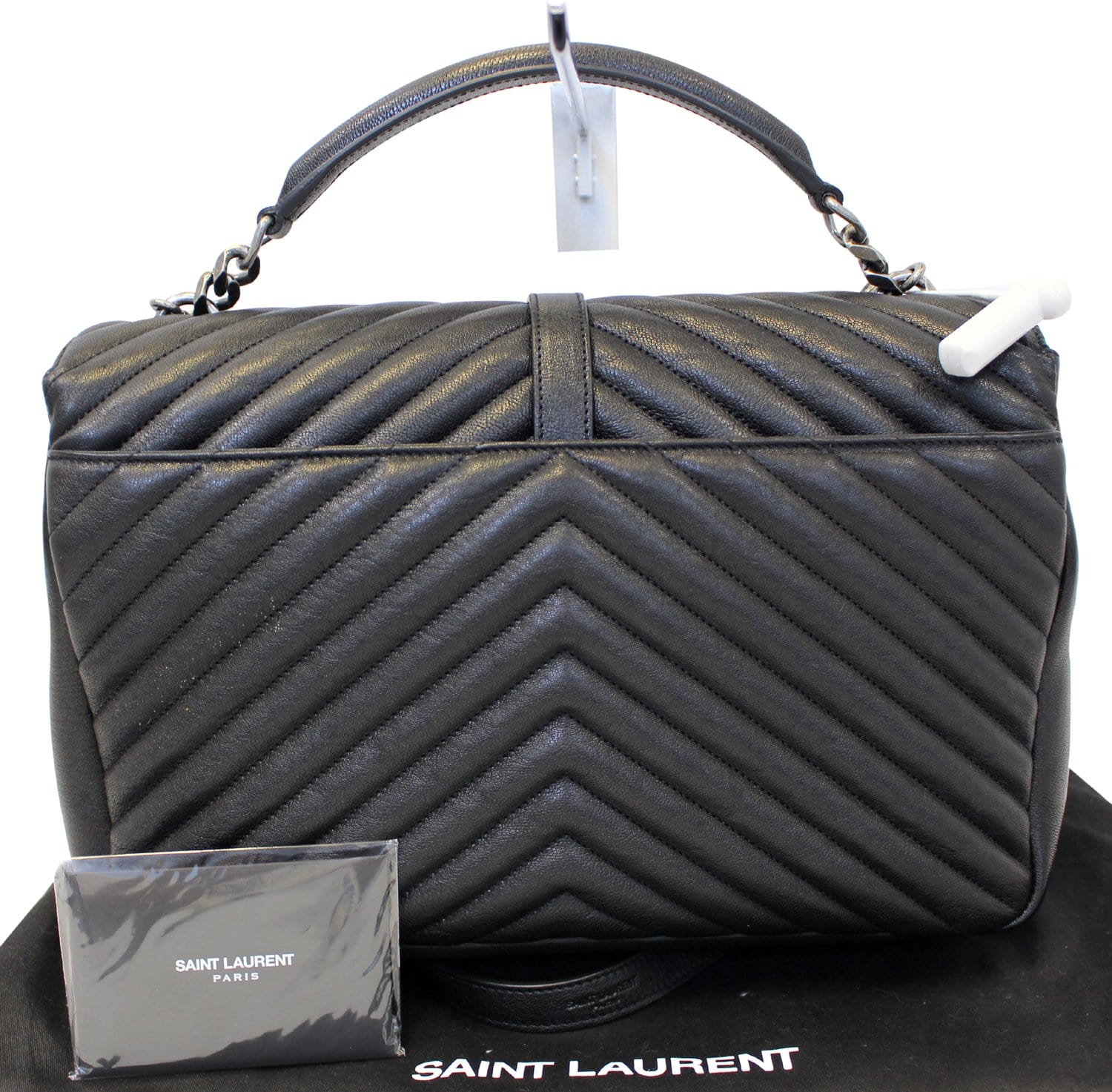 YSL Saint Laurent Yves Envelope Shoulder Bag Monogram Large Chain