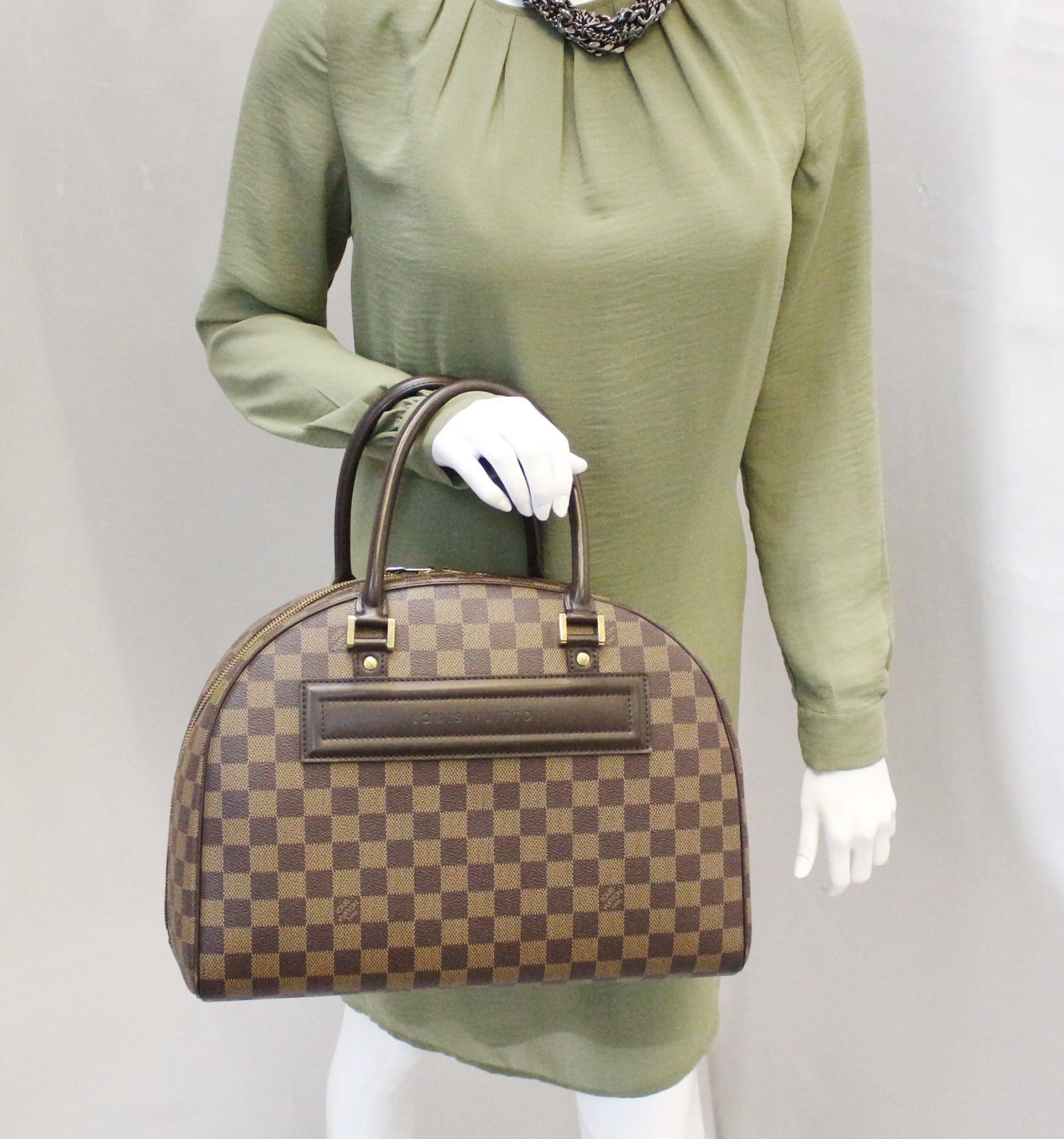 Louis Damier Ebene Nolita Satchel Bag Travel Bag