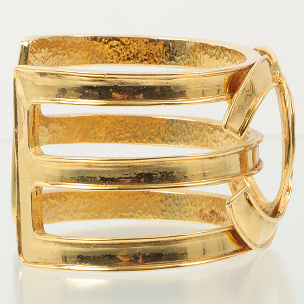 Chanel 1994 Made Cc Mark Plate Bangle