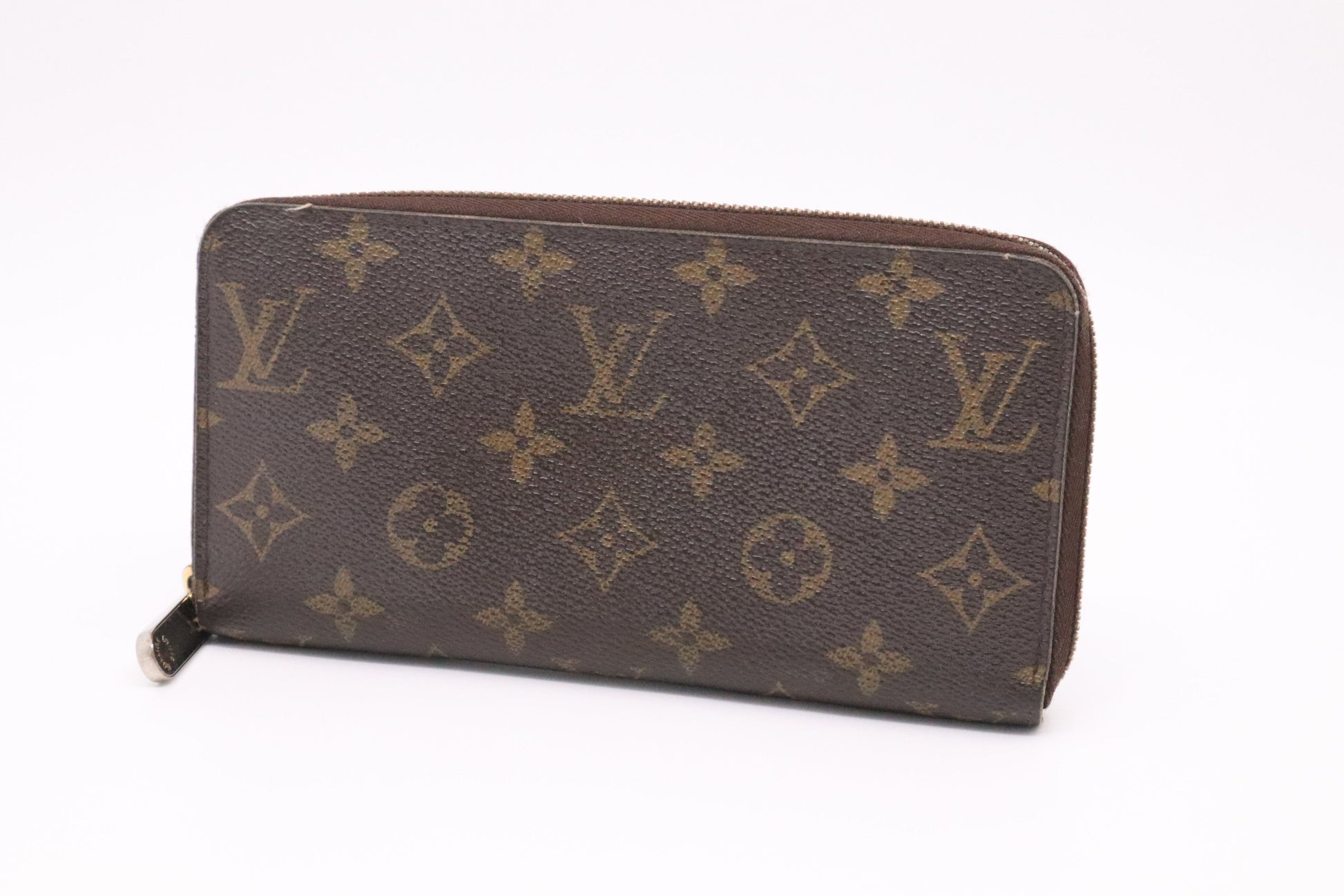 Louis Vuitton Long Zippy Monogram Canvas Wallet Case Canvas 2