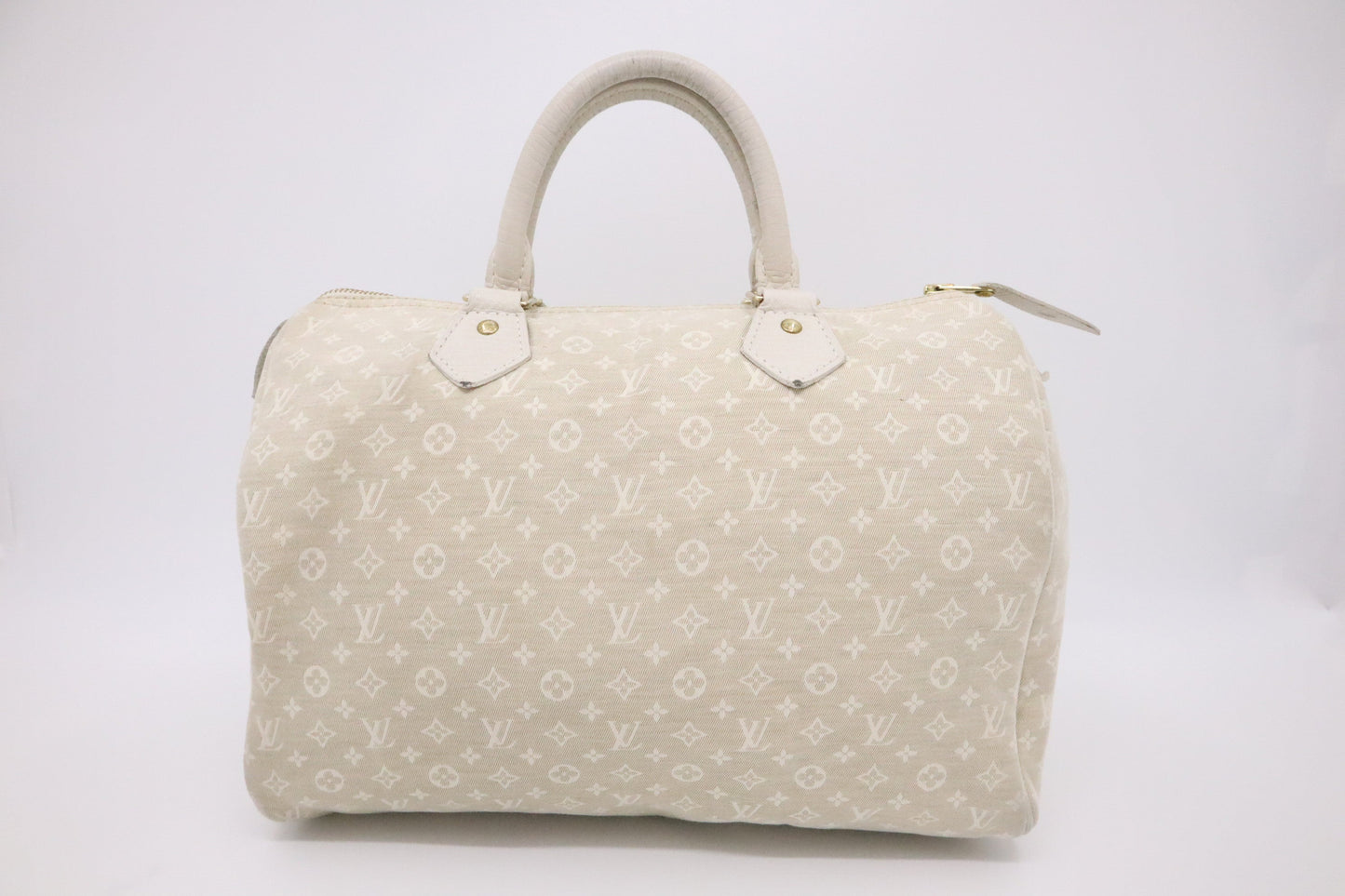 Louis Vuitton Speedy 30 Dune Minilin Canvas Handbag