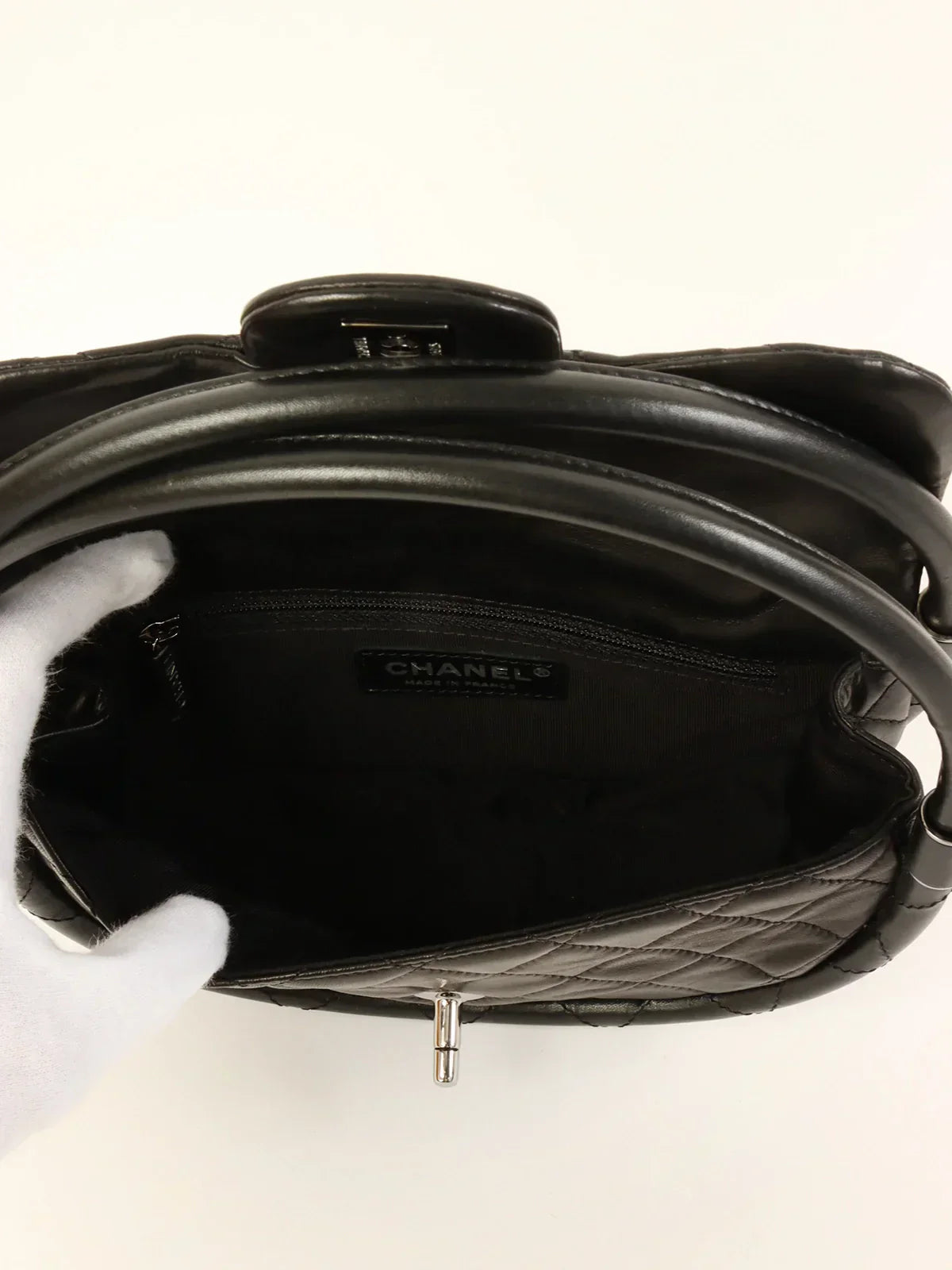 Chanel Around  Made Hula Hoop Bag Mini Black