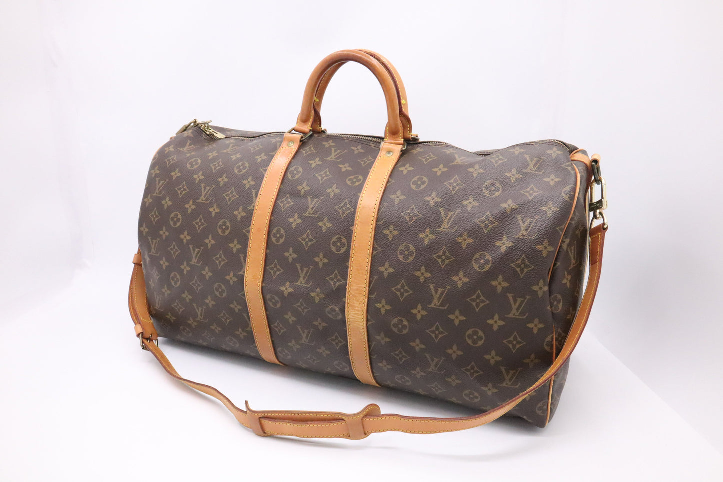 Louis Vuitton Keepall 55 Bandouliere Monogram Canvas Travel Bag Monogram Canvas