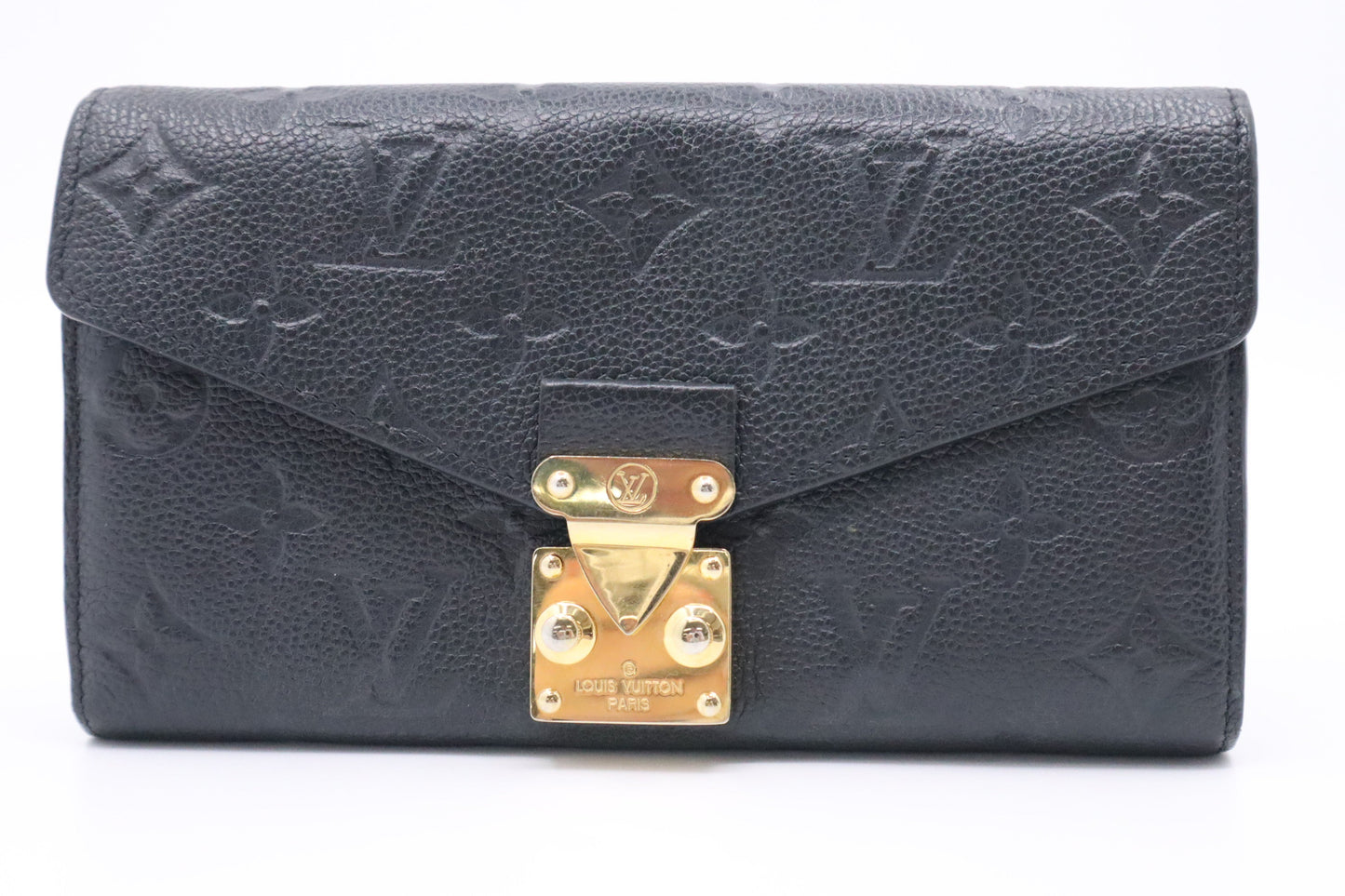 Louis Vuitton Metis Bleu Infini Empreinte Leather Wallet Case