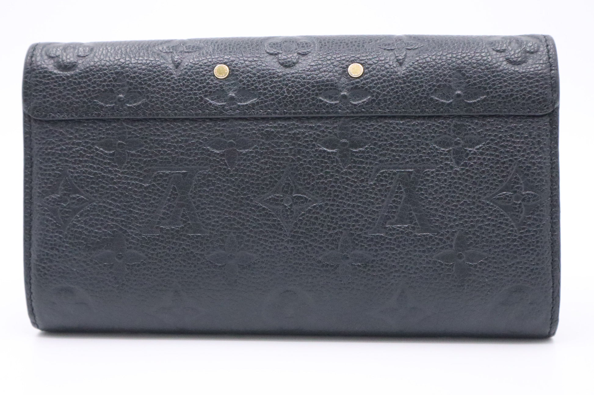 Louis Vuitton Metis Bleu Infini Empreinte Leather Wallet Case