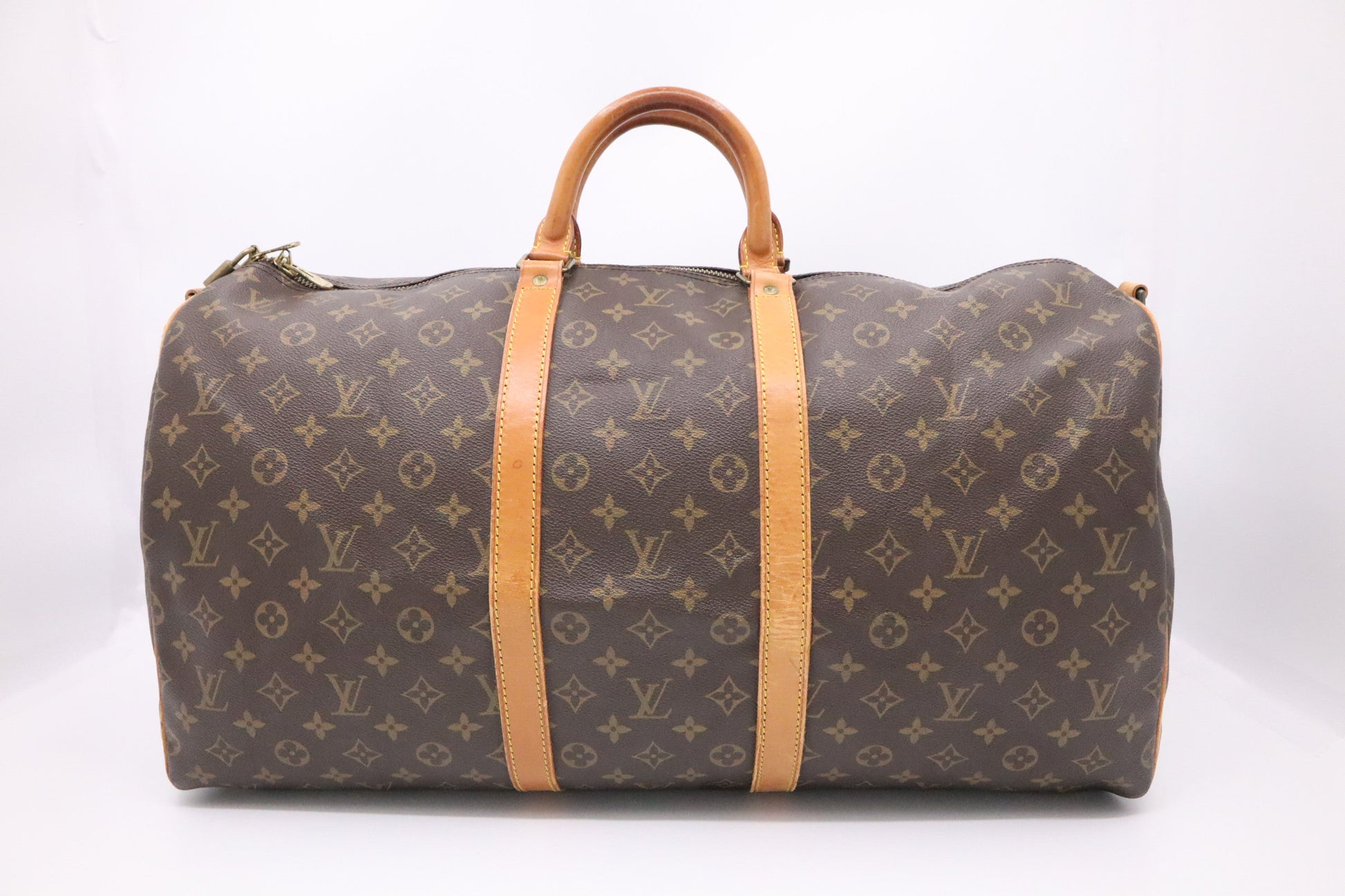 Louis Vuitton Keepall 55 Bandouliere Monogram Canvas Travel Bag Monogram Canvas