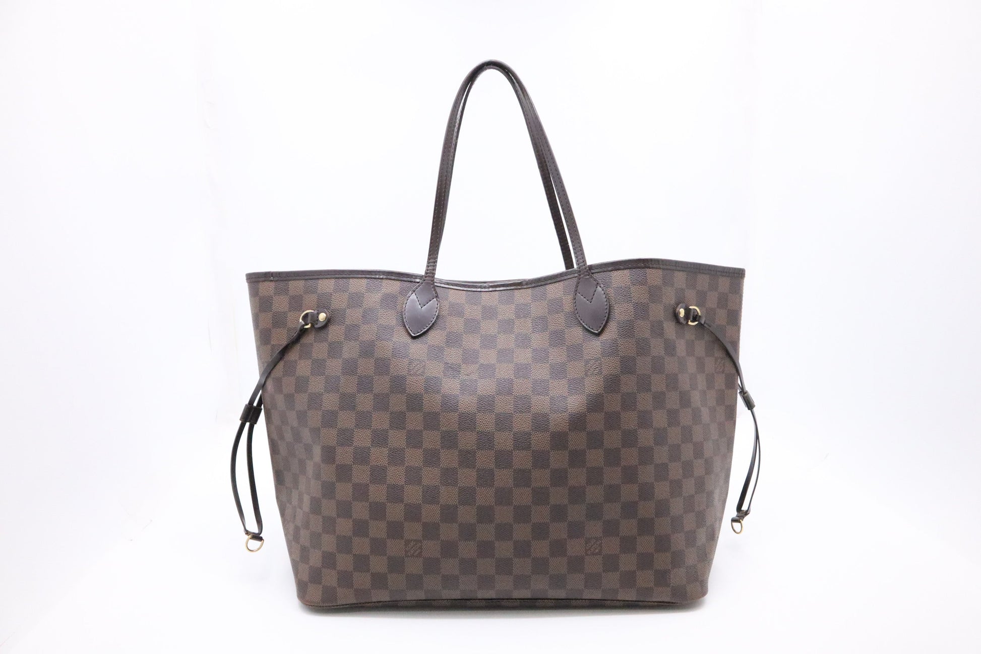 Louis Vuitton Neverfull GM Ebene Damier Canvas Tote Bag